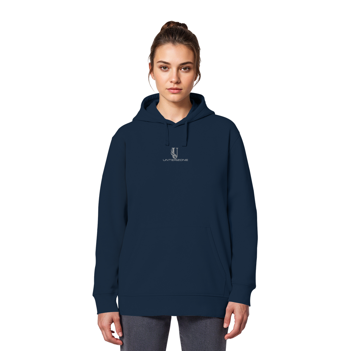 Unterzone Basic-Hoodie mit Bio-Baumwolle