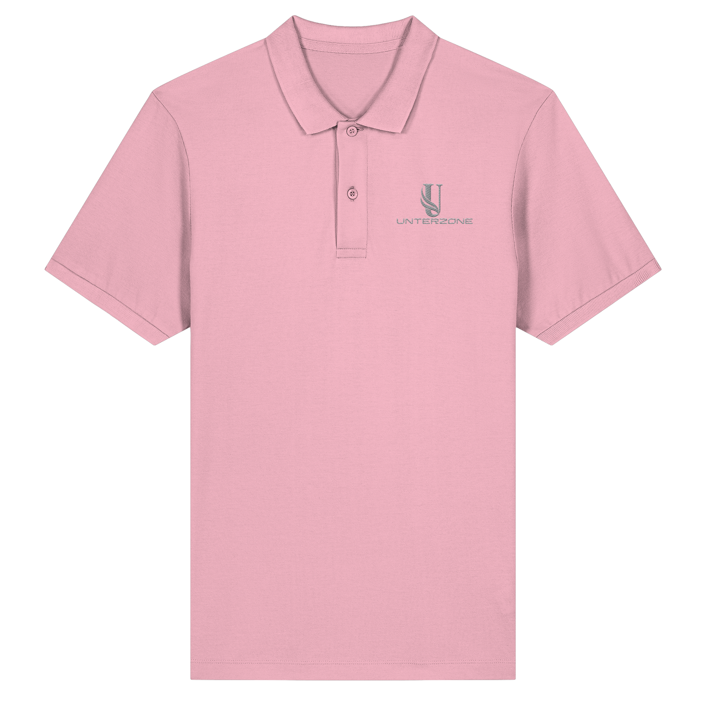Unterzone Logo - Organic Fitted Poloshirt