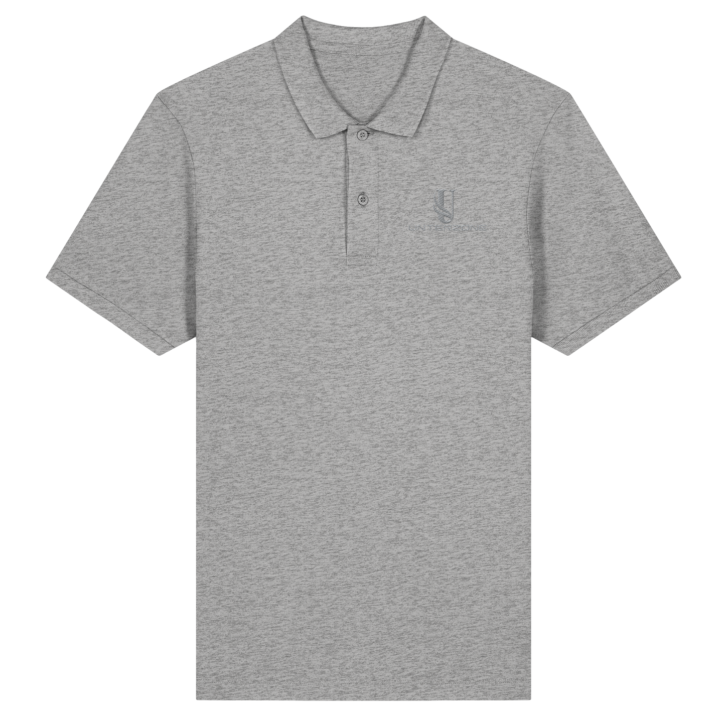 Unterzone Logo - Organic Fitted Poloshirt