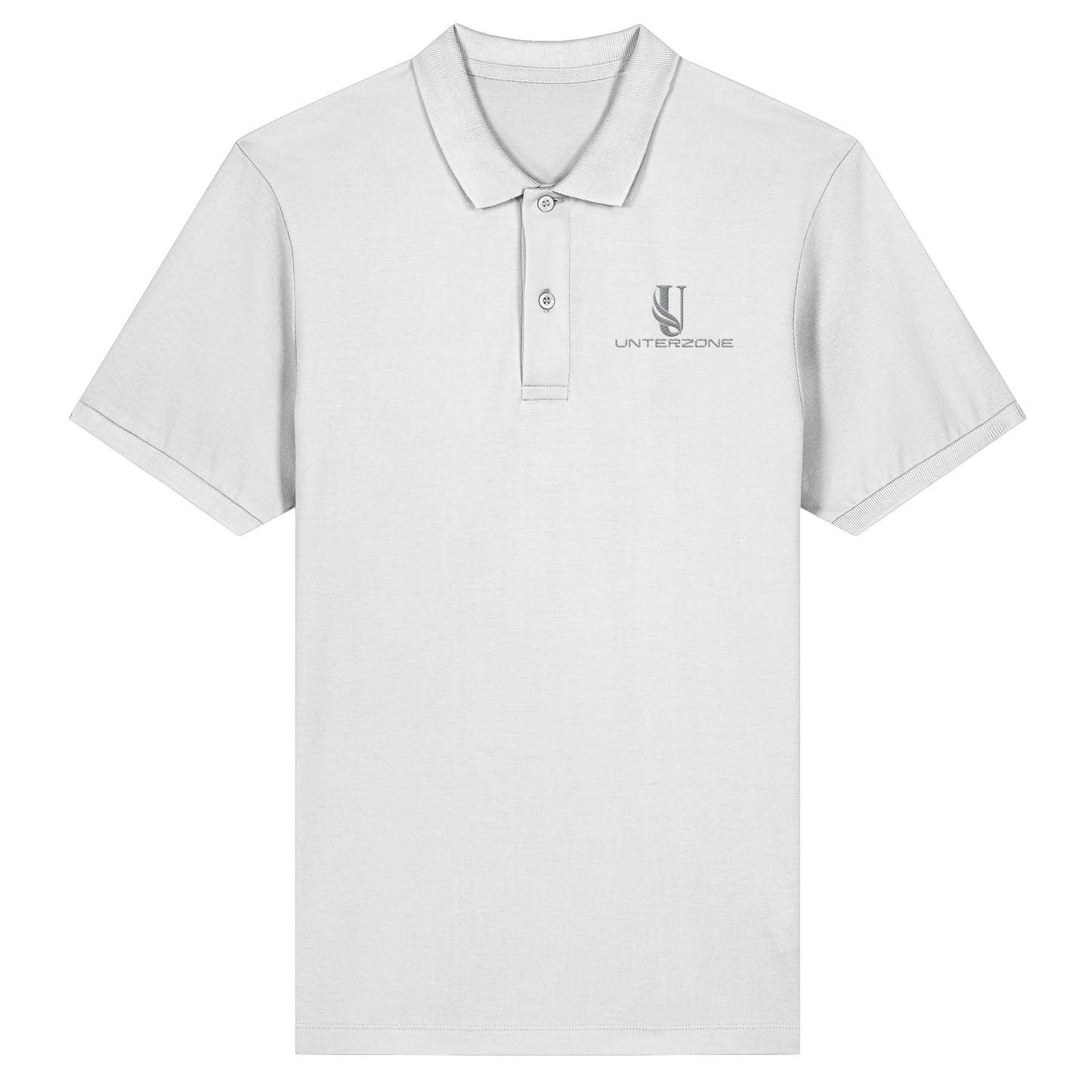Unterzone Logo - Organic Fitted Poloshirt