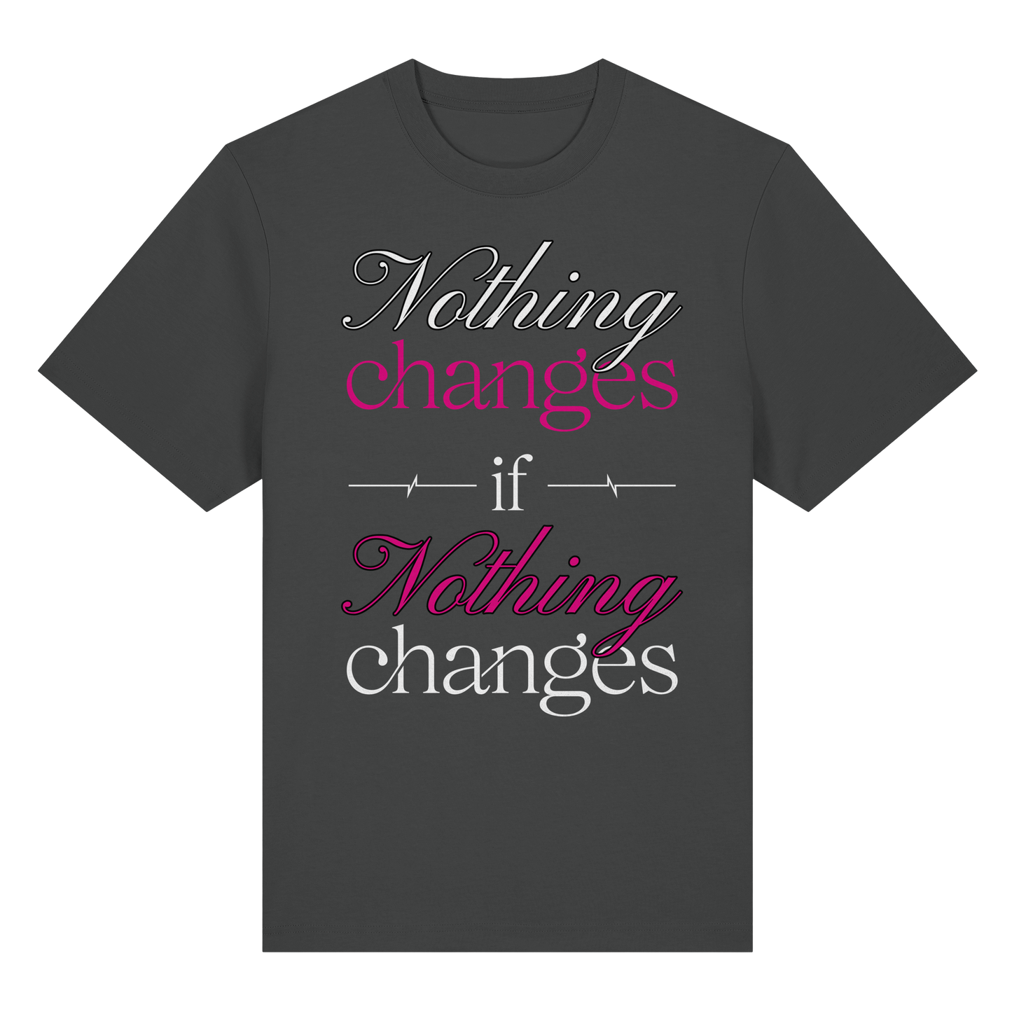 Unterzone Nothing Changes If Nothing Changes  - Organic Heavy Shirt