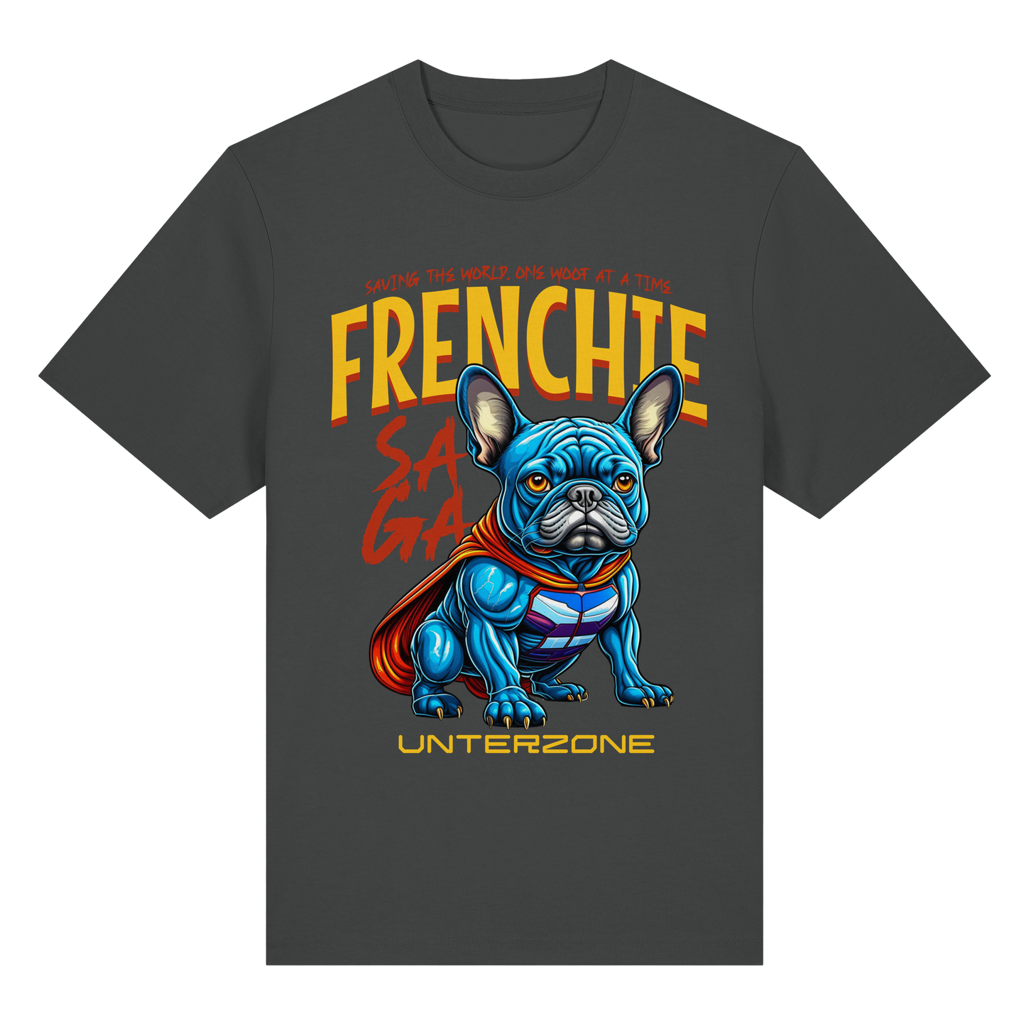 Unterzone Super French Bulldog - Organic Heavy Shirt