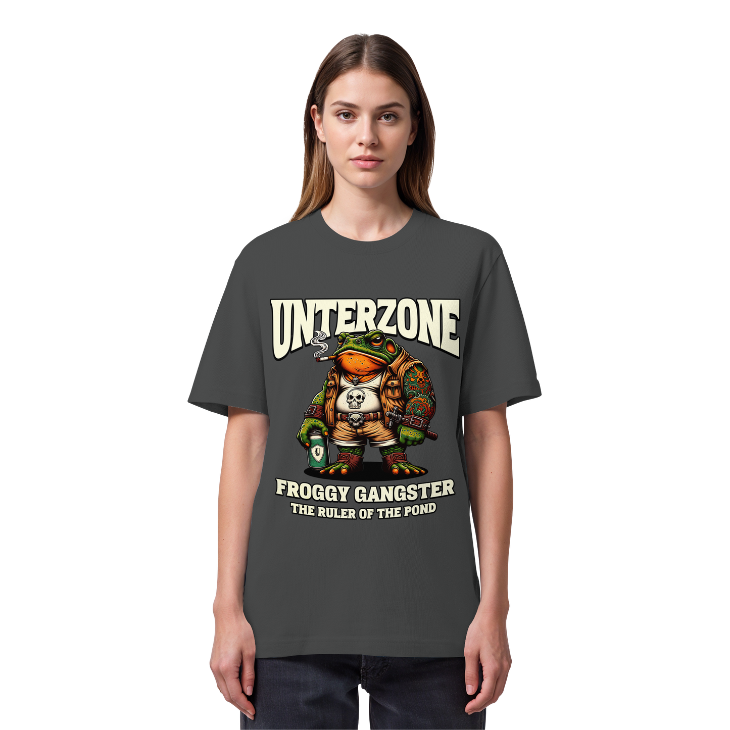 Unterzone Froggy Gangster - Organic Heavy Shirt