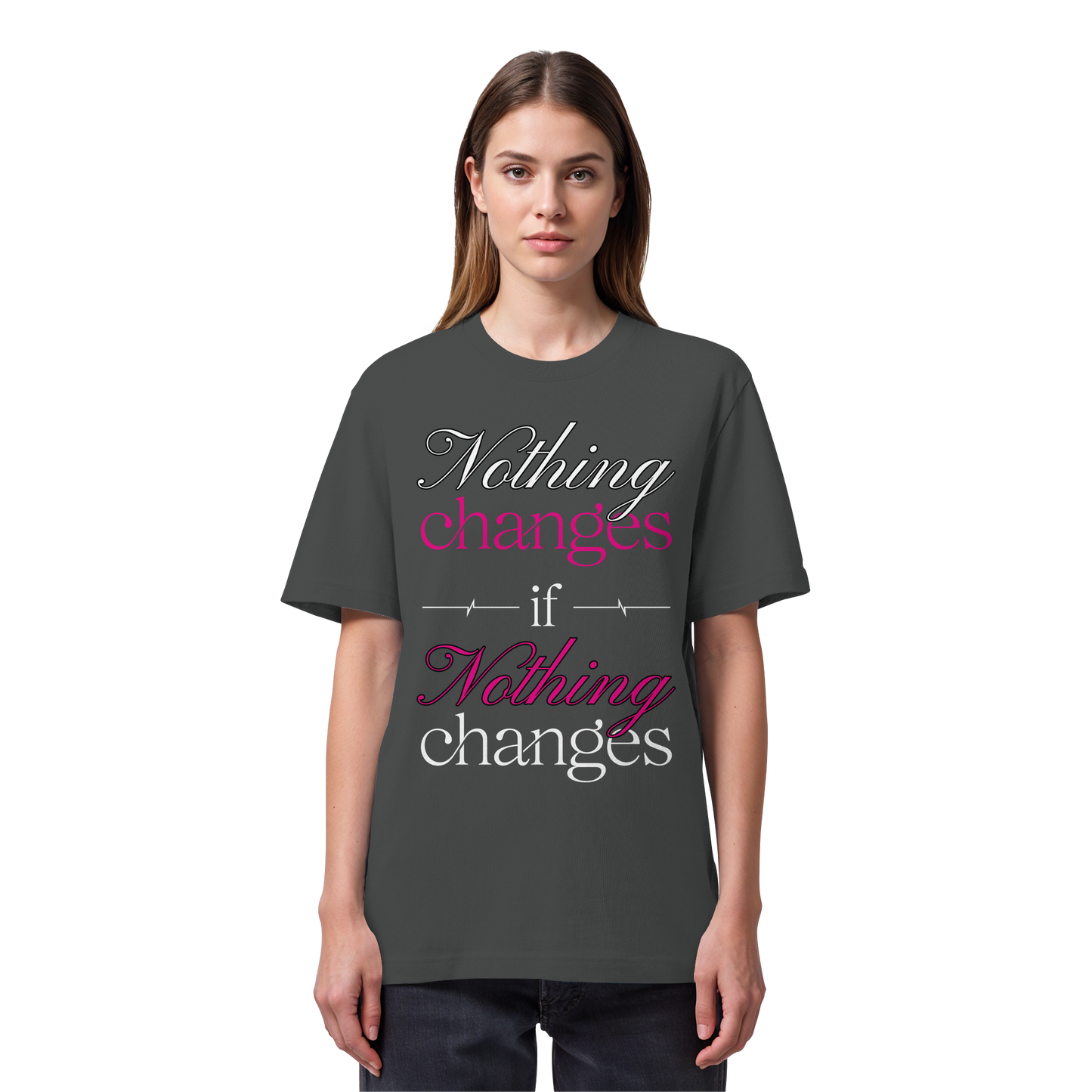 Unterzone Nothing Changes If Nothing Changes  - Organic Heavy Shirt