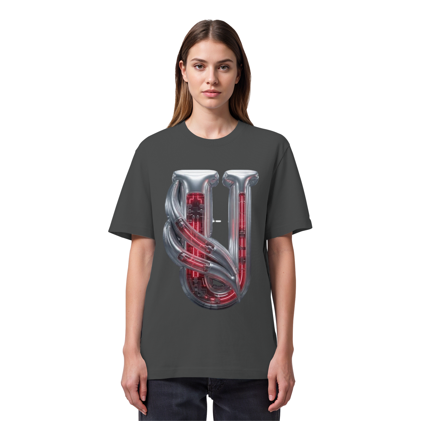 Unterzone Cyborg Logo - Organic Heavy Shirt