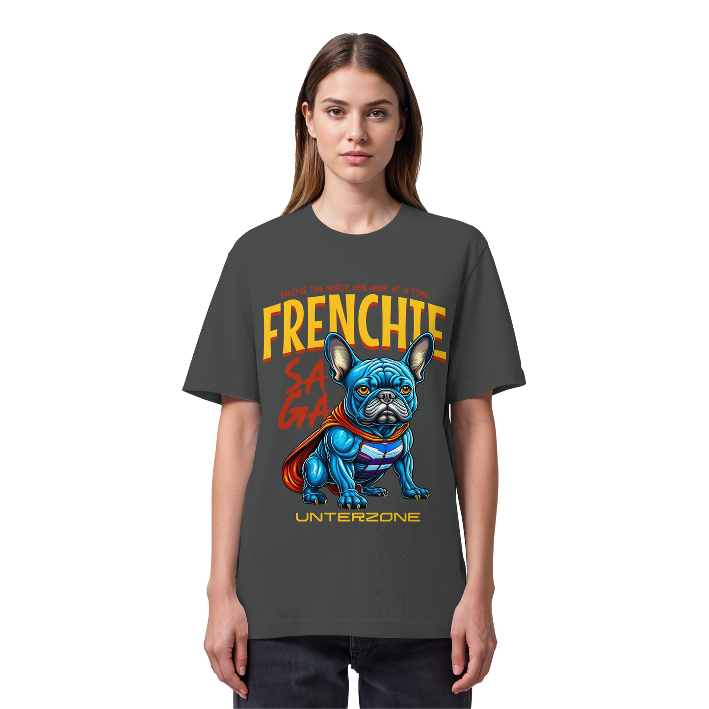 Unterzone Super French Bulldog - Organic Heavy Shirt