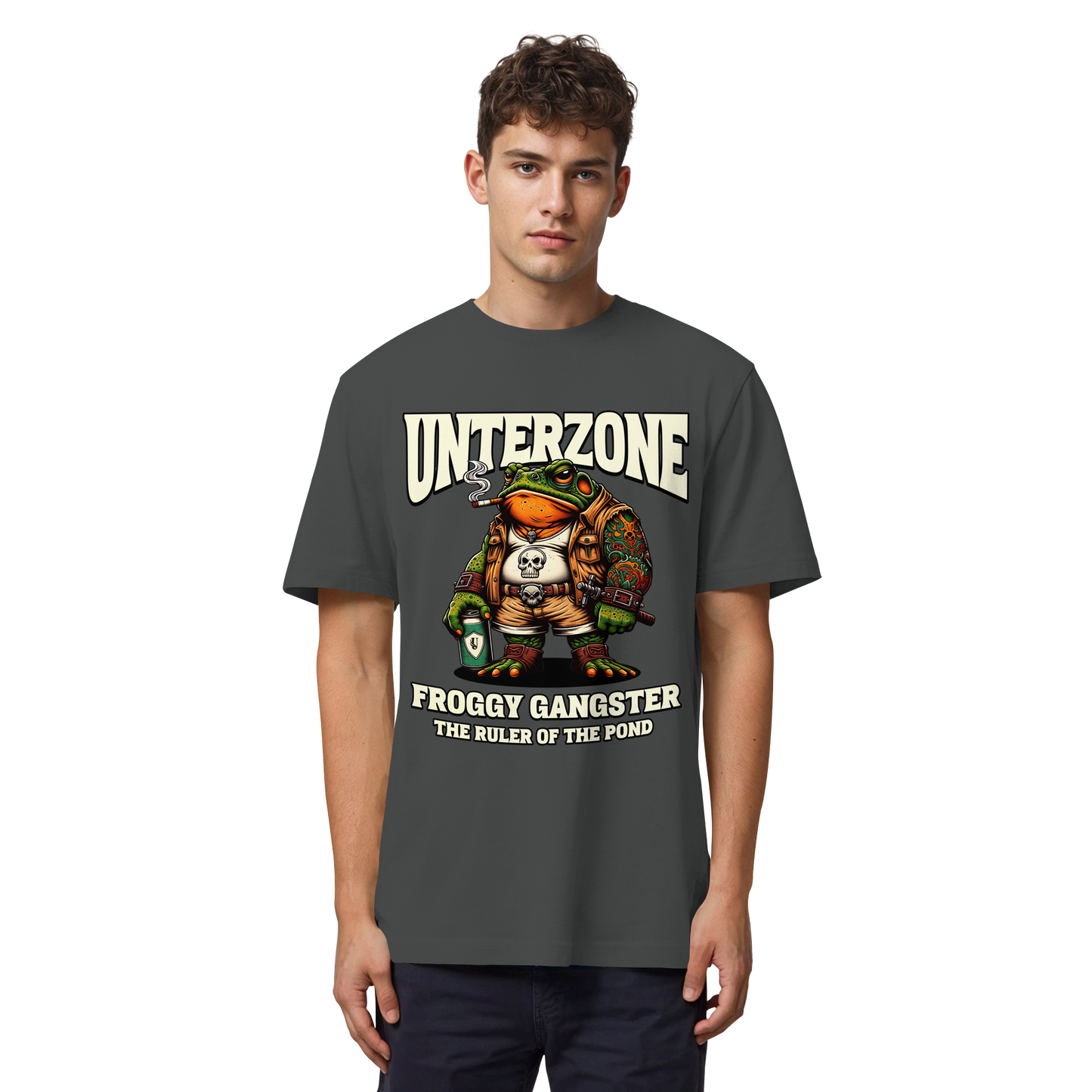 Unterzone Froggy Gangster - Organic Heavy Shirt