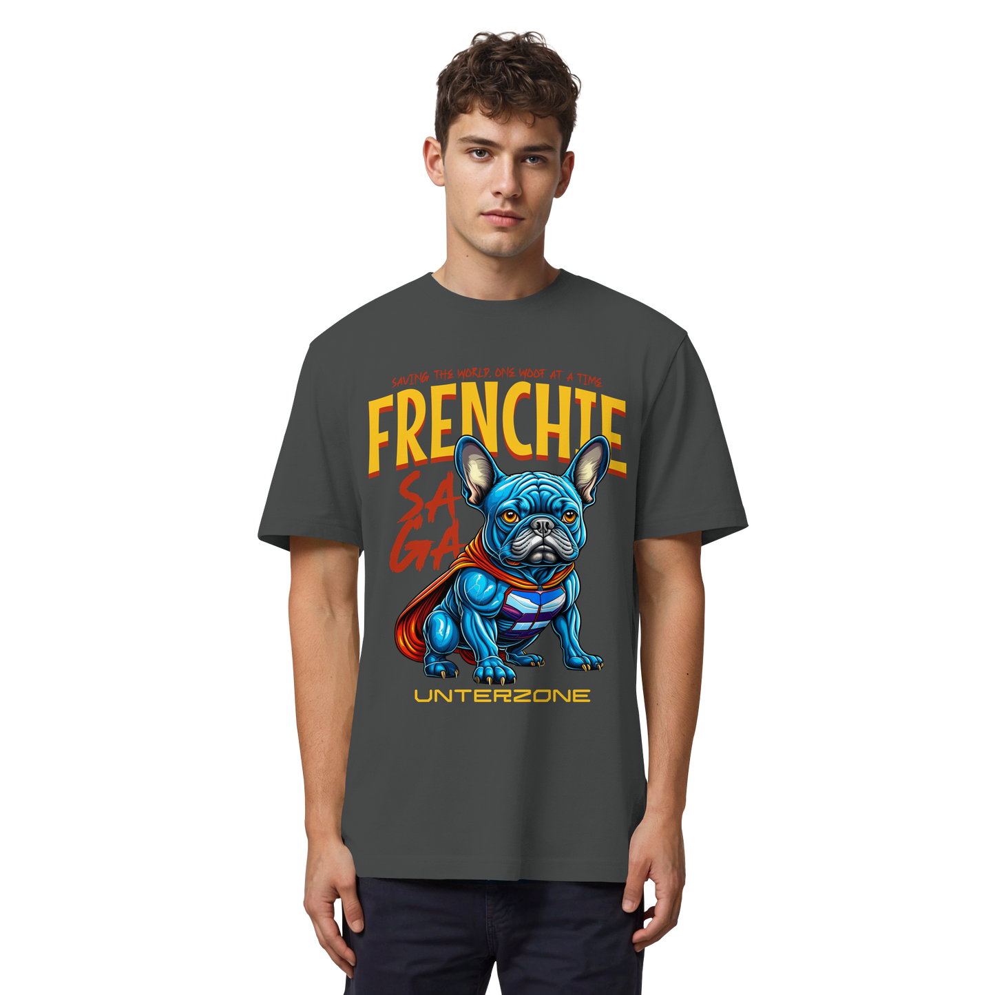 Unterzone Super French Bulldog - Organic Heavy Shirt