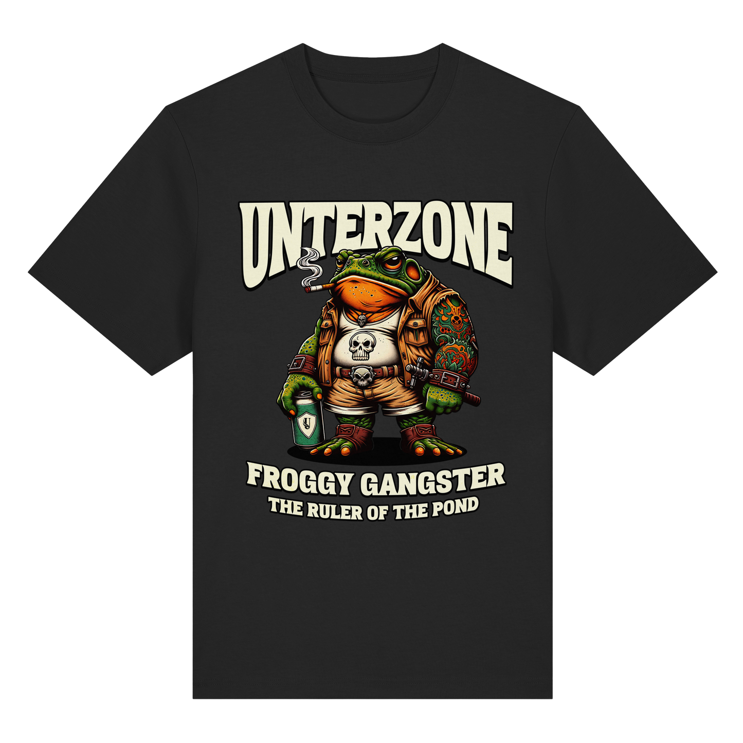 Unterzone Froggy Gangster - Organic Heavy Shirt