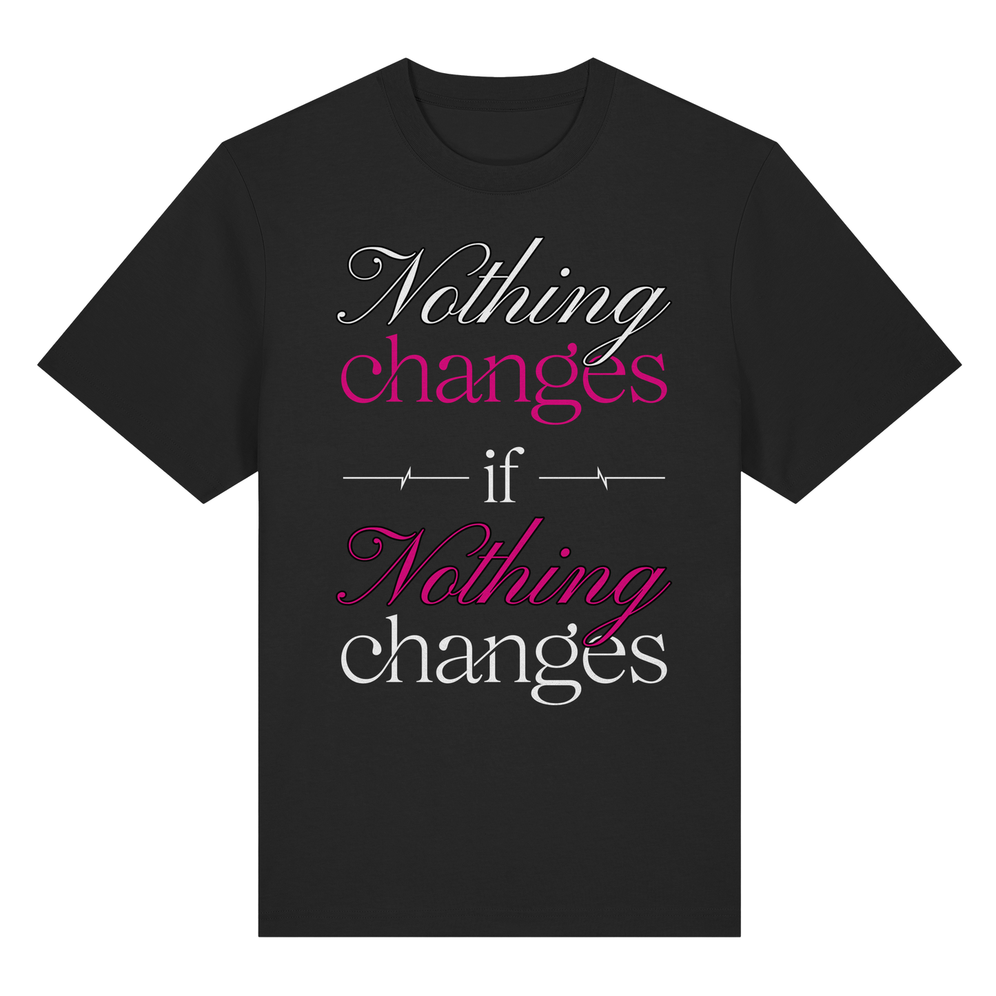 Unterzone Nothing Changes If Nothing Changes  - Organic Heavy Shirt