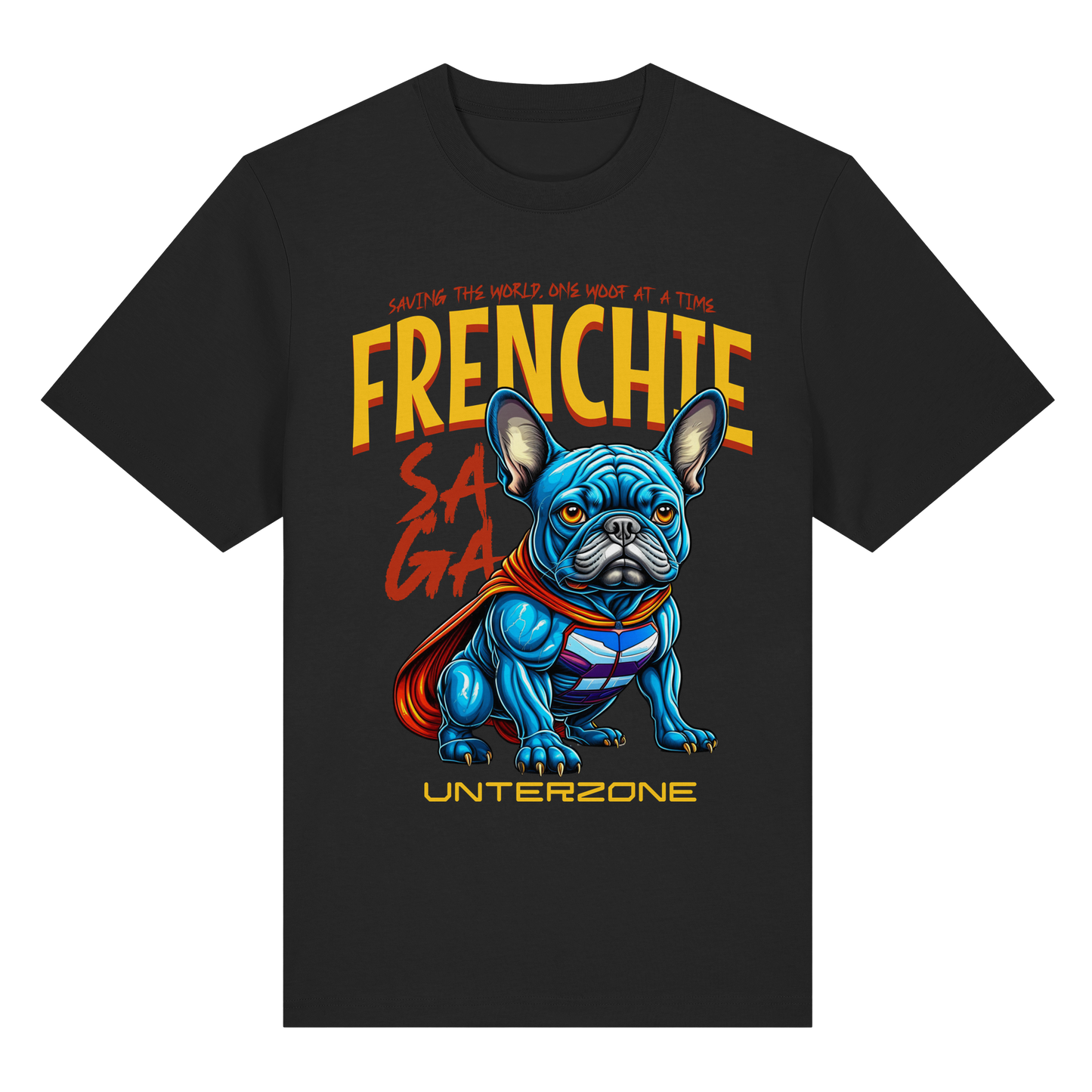 Unterzone Super French Bulldog - Organic Heavy Shirt