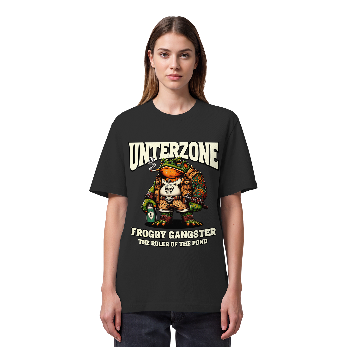 Unterzone Froggy Gangster - Organic Heavy Shirt