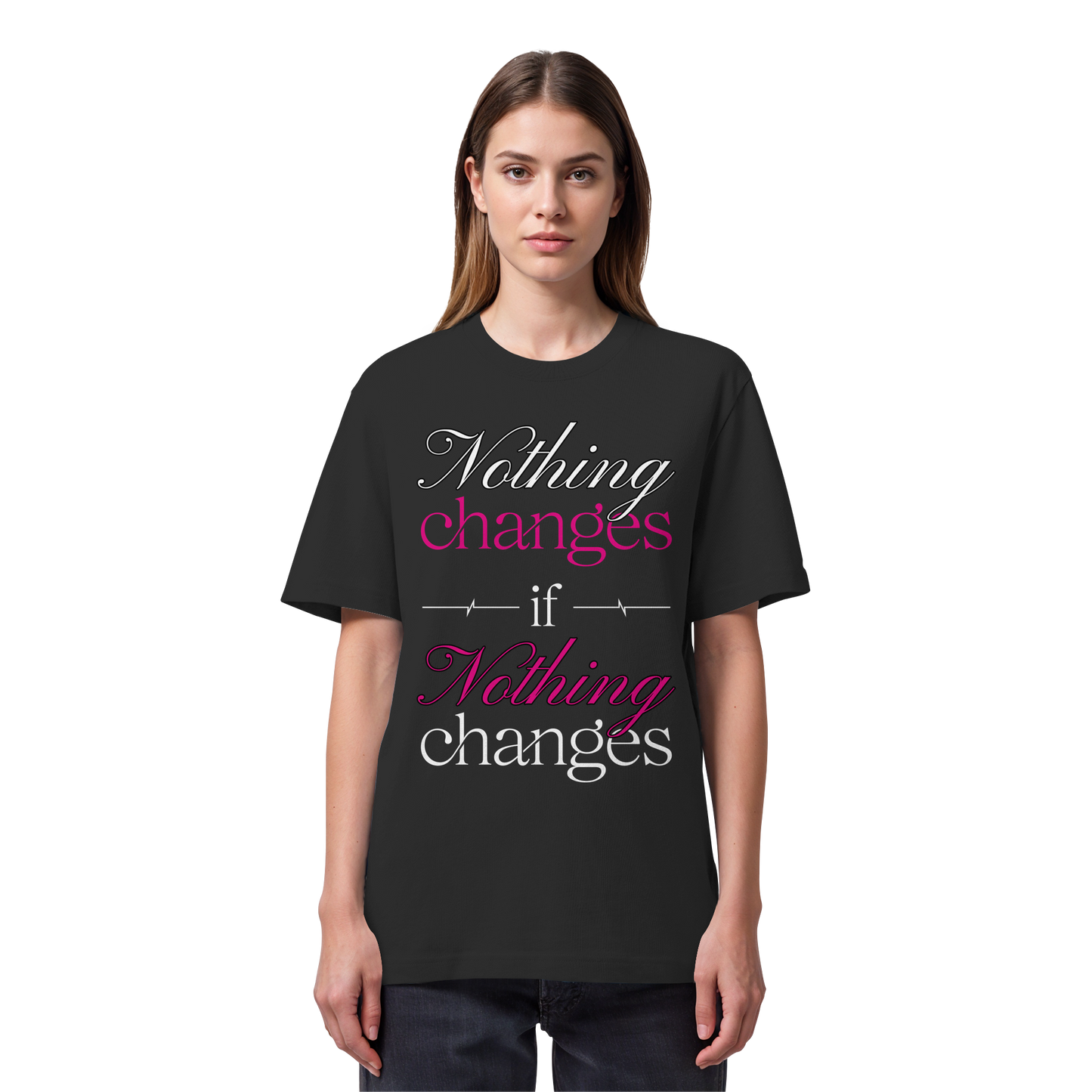 Unterzone Nothing Changes If Nothing Changes  - Organic Heavy Shirt