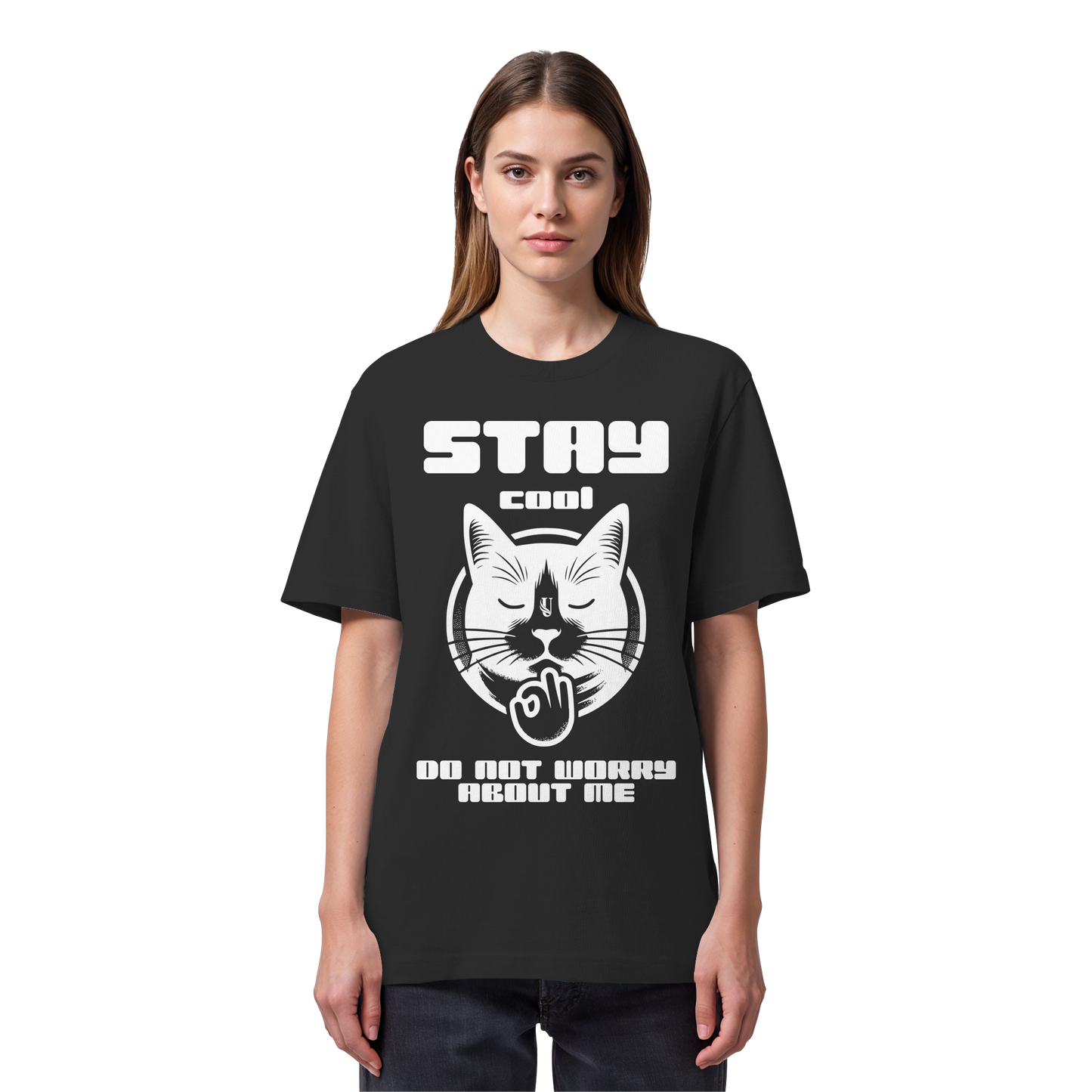 Unterzone Stay Cool Cat - Organic Heavy Shirt