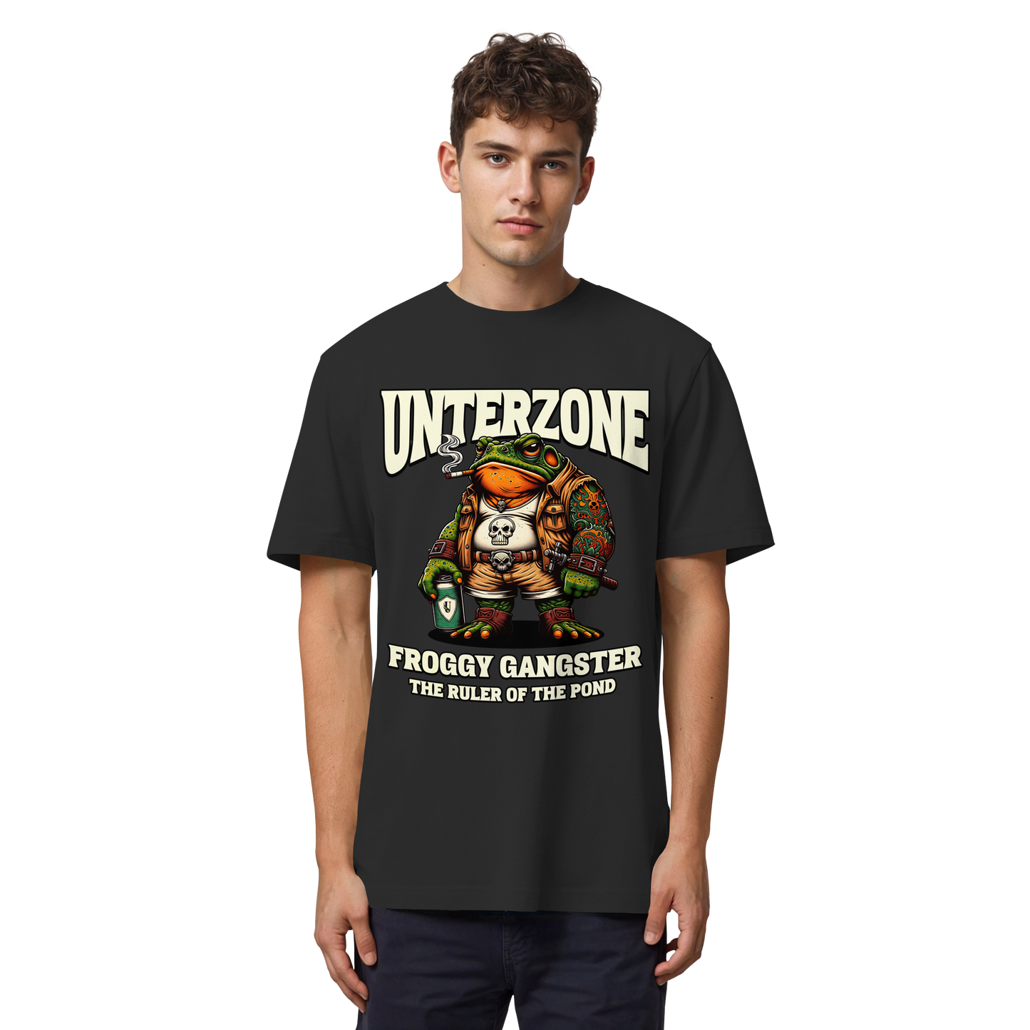 Unterzone Froggy Gangster - Organic Heavy Shirt