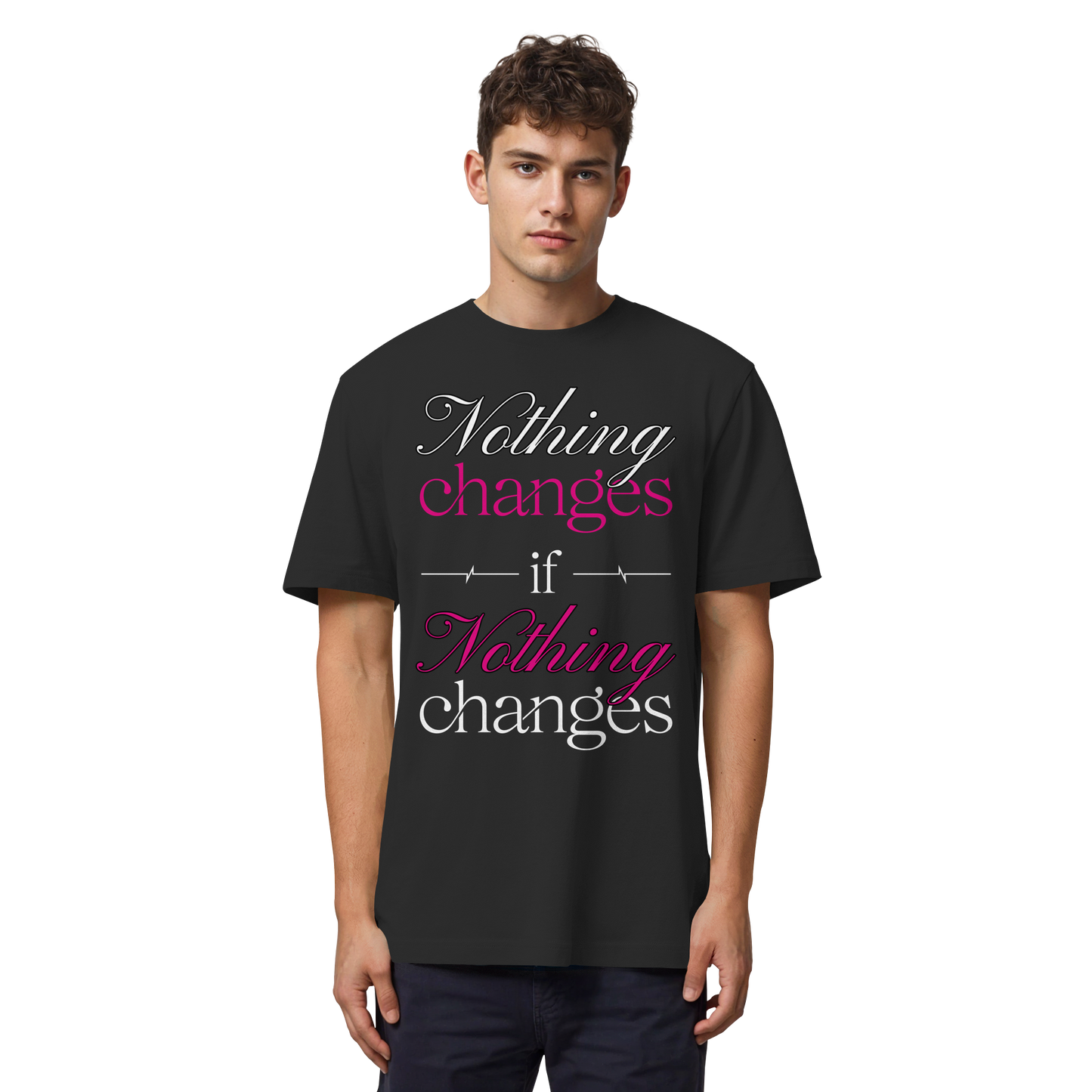 Unterzone Nothing Changes If Nothing Changes  - Organic Heavy Shirt