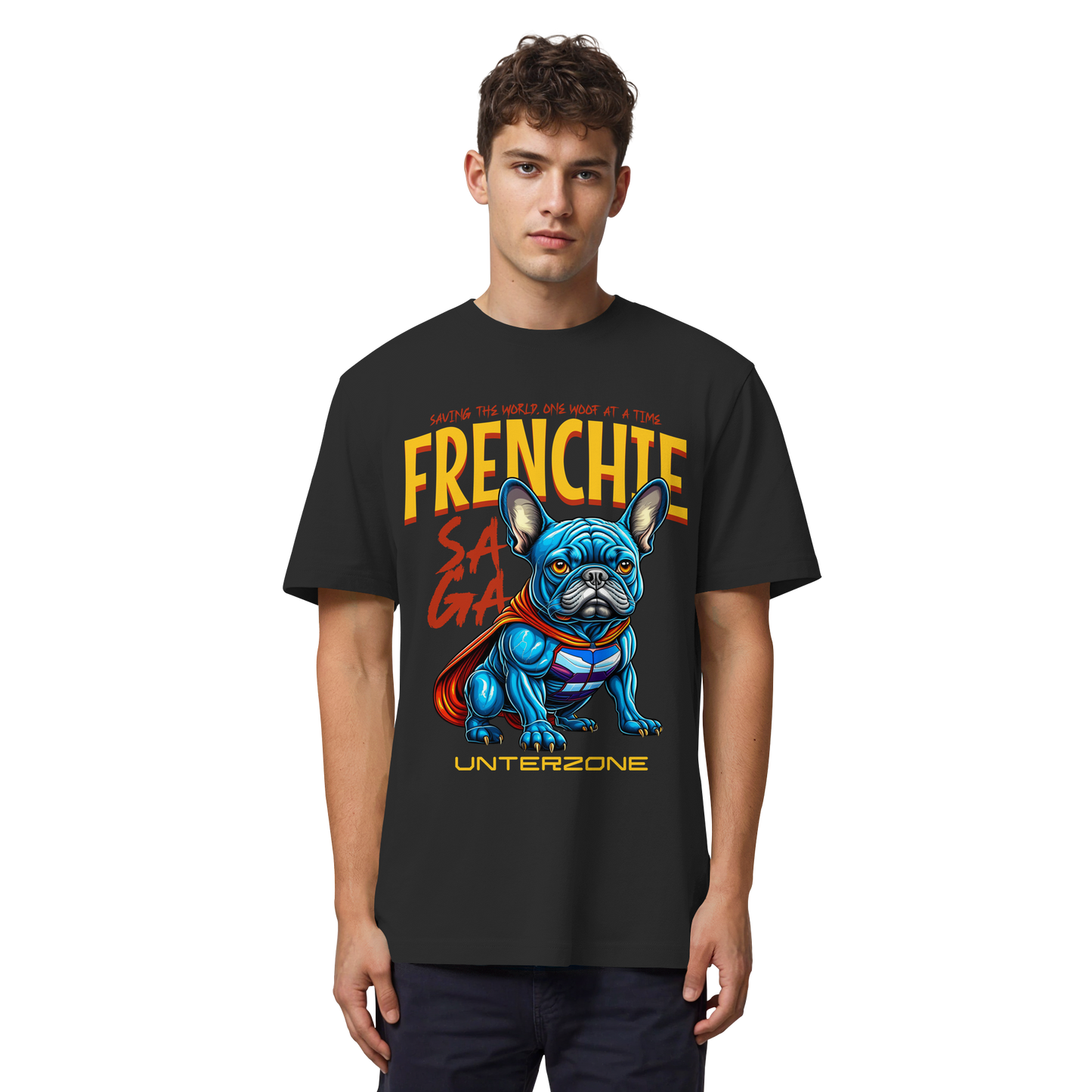 Unterzone Super French Bulldog - Organic Heavy Shirt