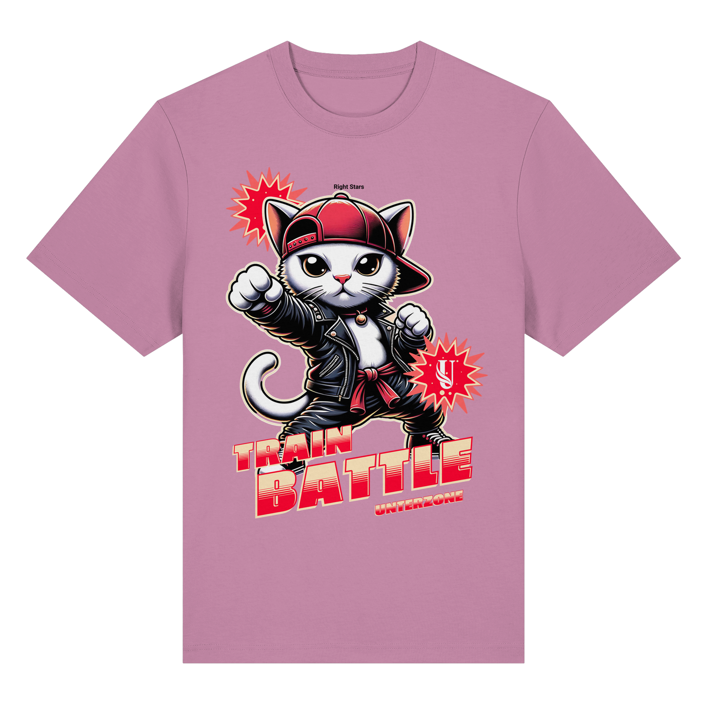 Unterzone Train Cat - Organic Heavy Shirt
