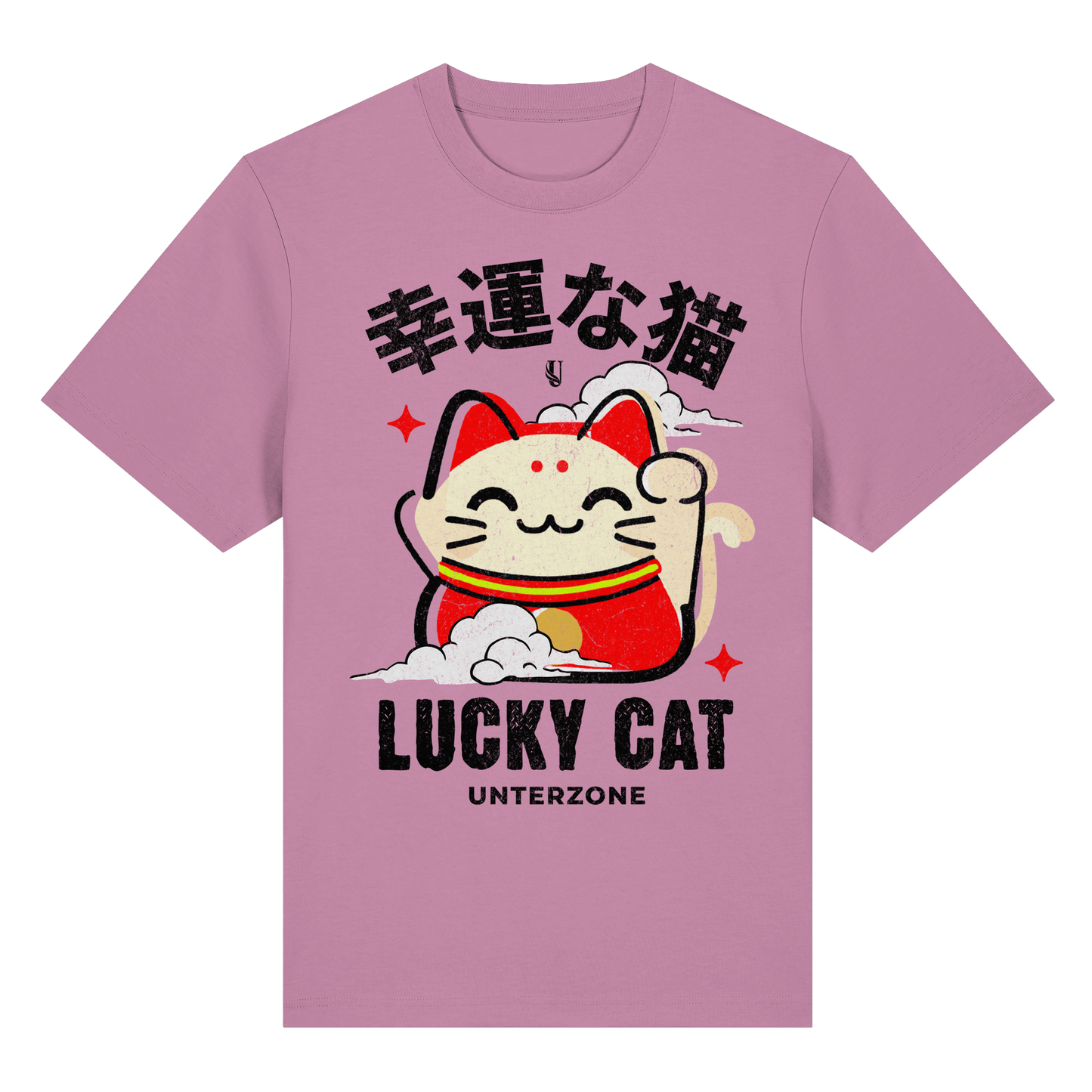 Unterzone Lucky Cat - Organic Heavy Shirt