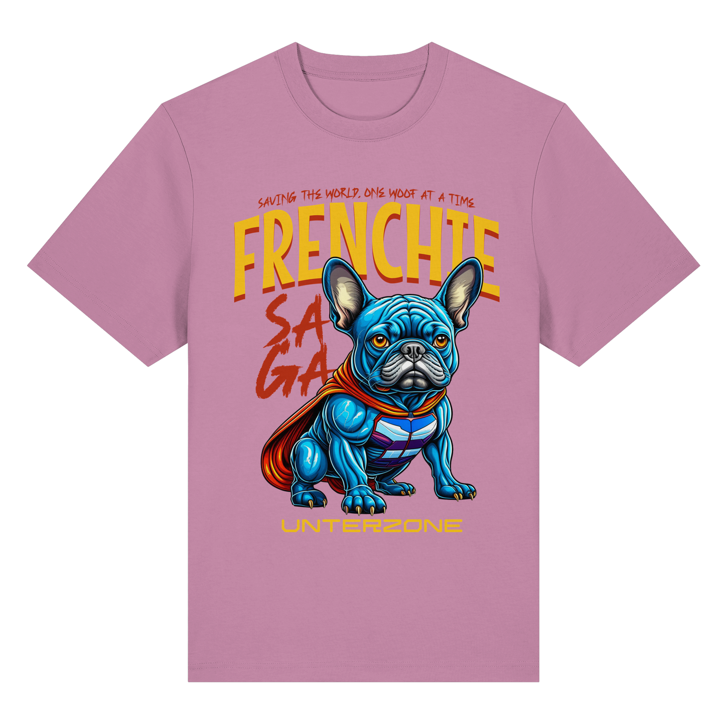 Unterzone Super French Bulldog - Organic Heavy Shirt