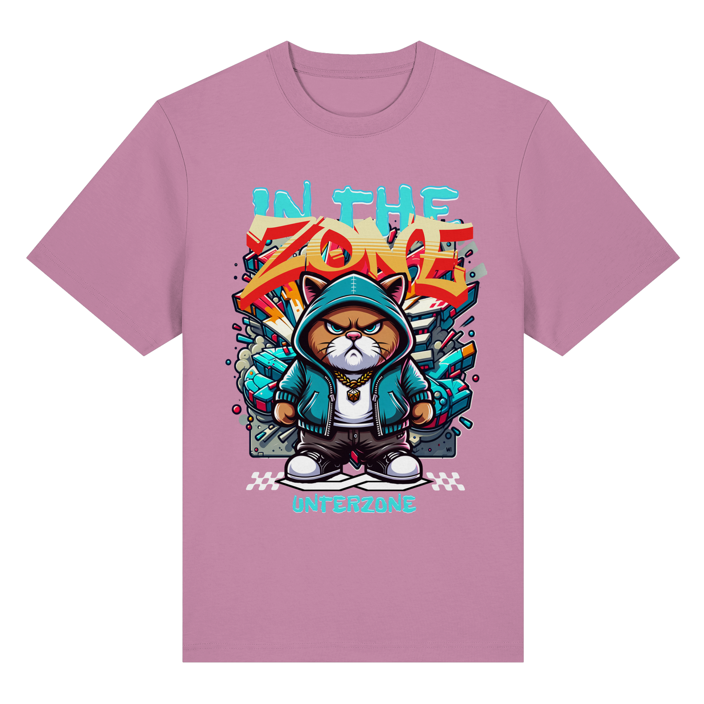 Unterzone Cat In The Zone - Organic Heavy Shirt