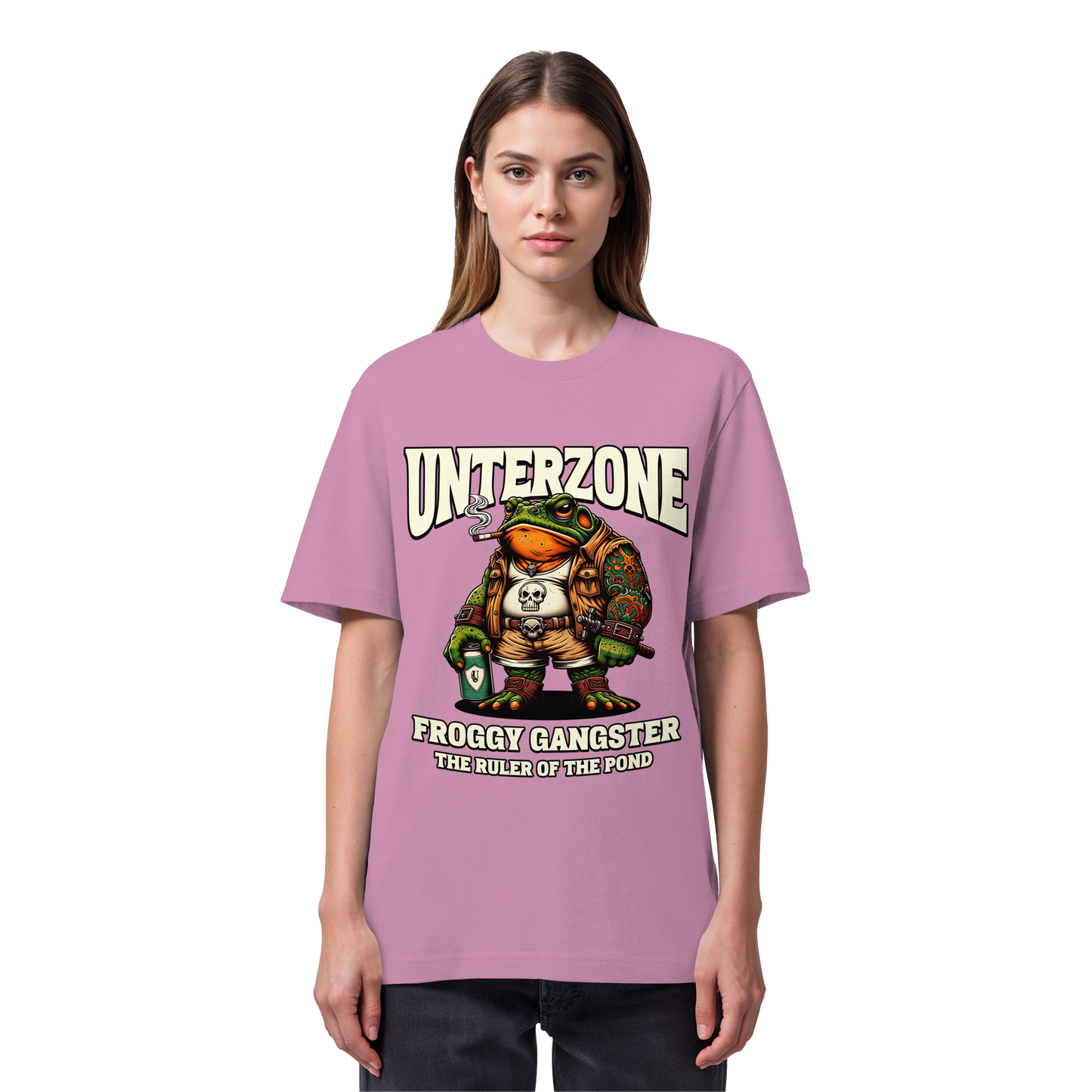 Unterzone Froggy Gangster - Organic Heavy Shirt