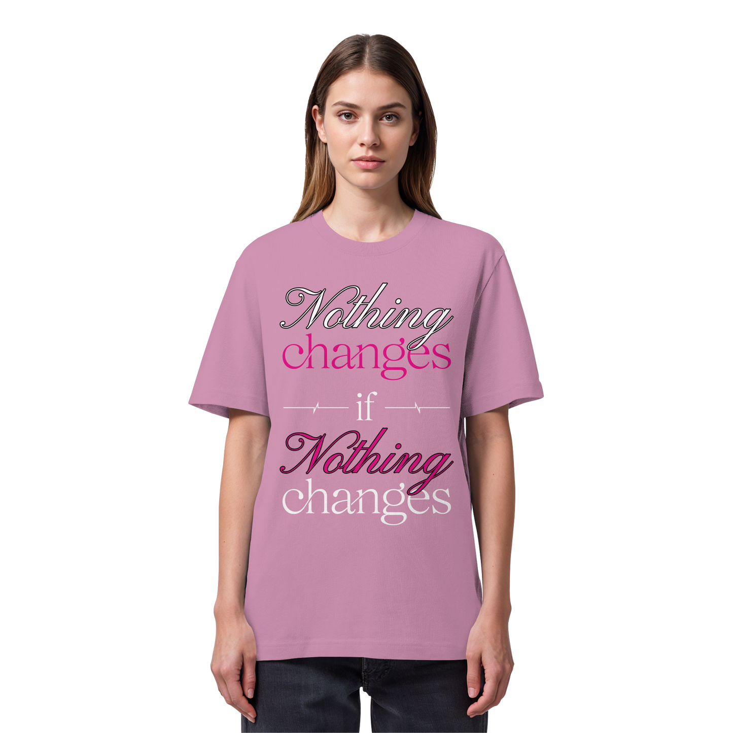 Unterzone Nothing Changes If Nothing Changes  - Organic Heavy Shirt