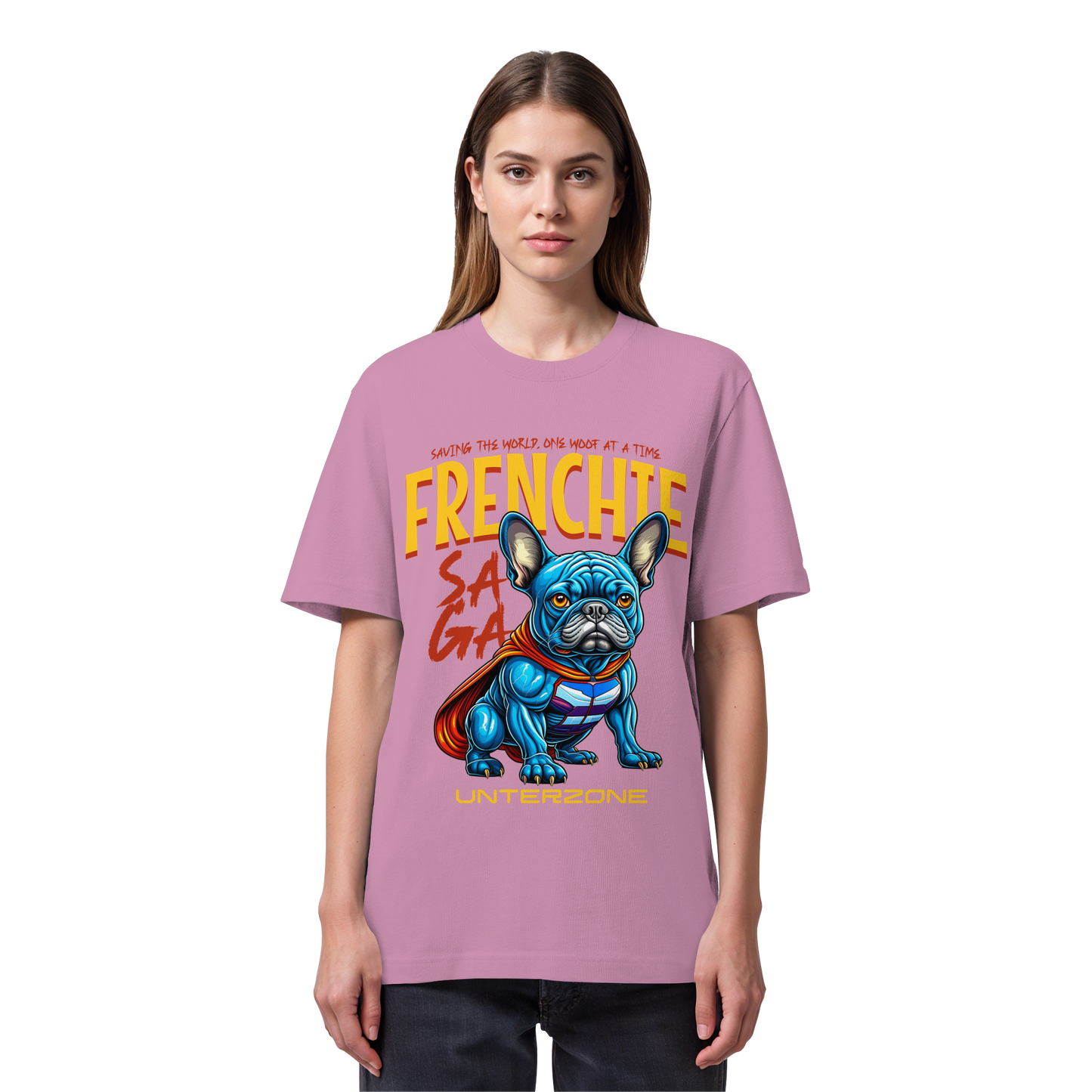 Unterzone Super French Bulldog - Organic Heavy Shirt