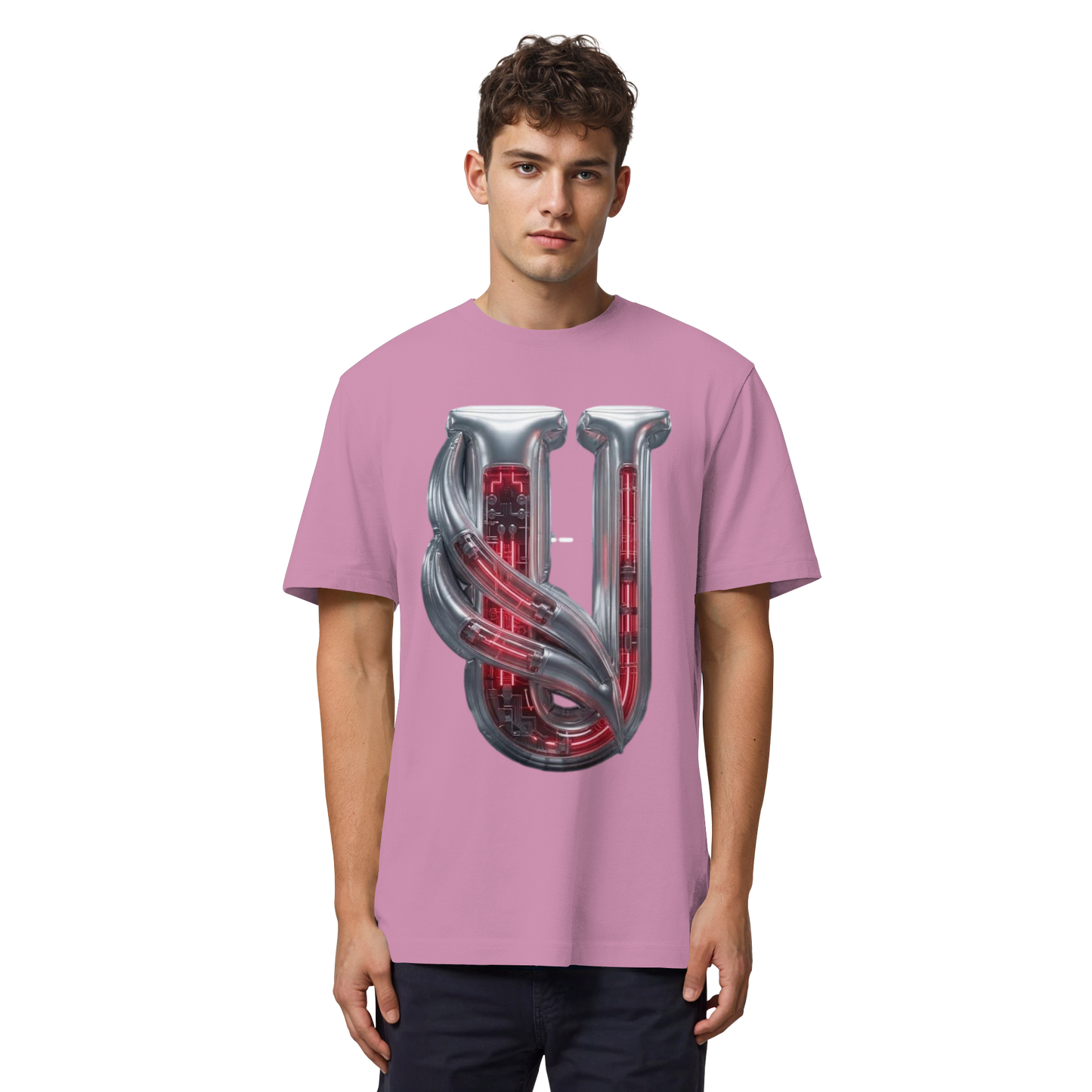 Unterzone Cyborg Logo - Organic Heavy Shirt