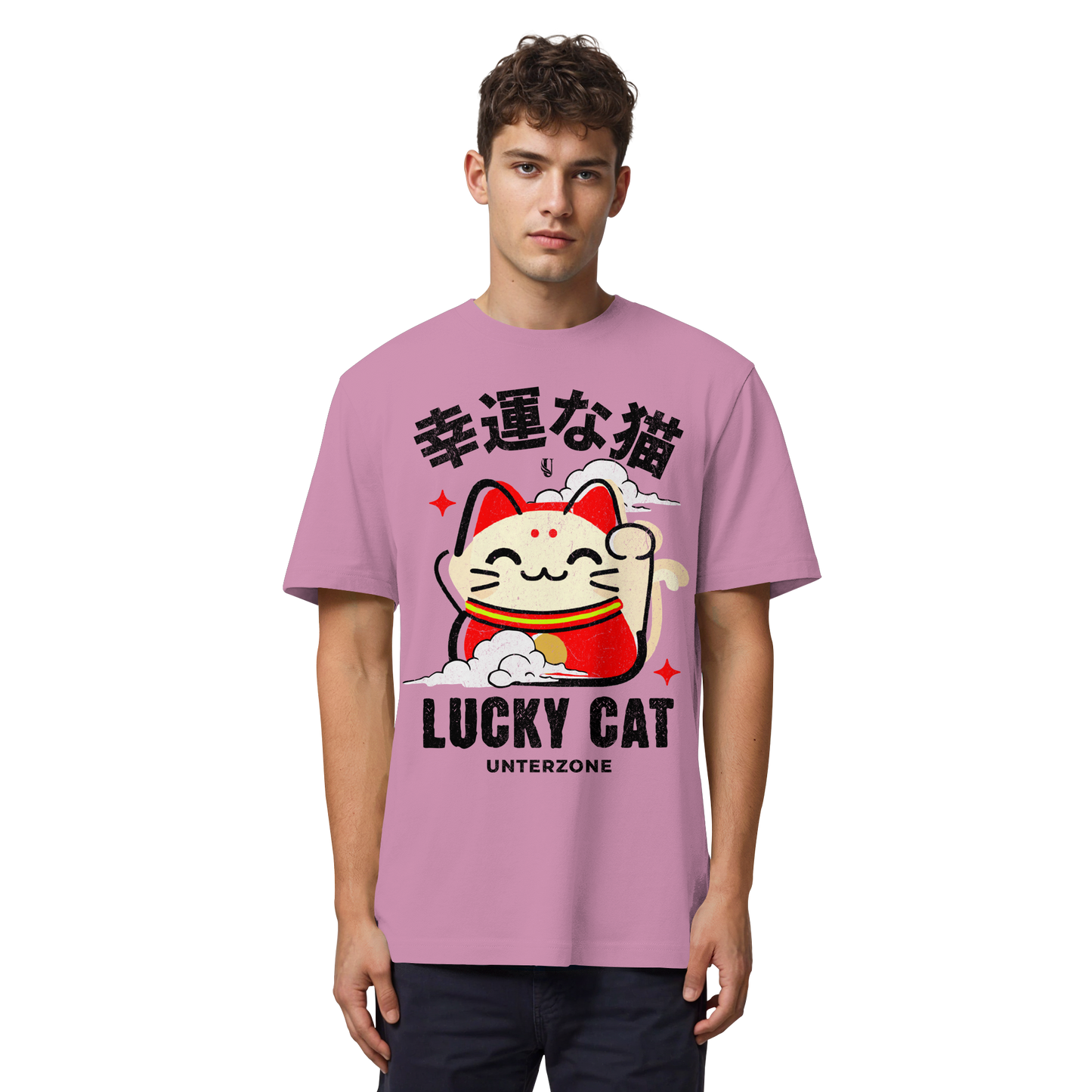 Unterzone Lucky Cat - Organic Heavy Shirt
