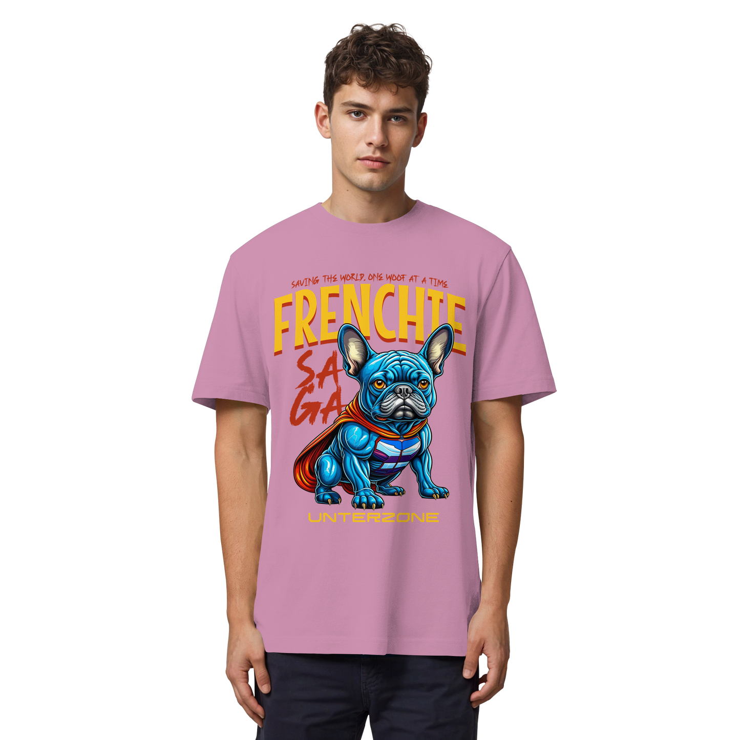 Unterzone Super French Bulldog - Organic Heavy Shirt