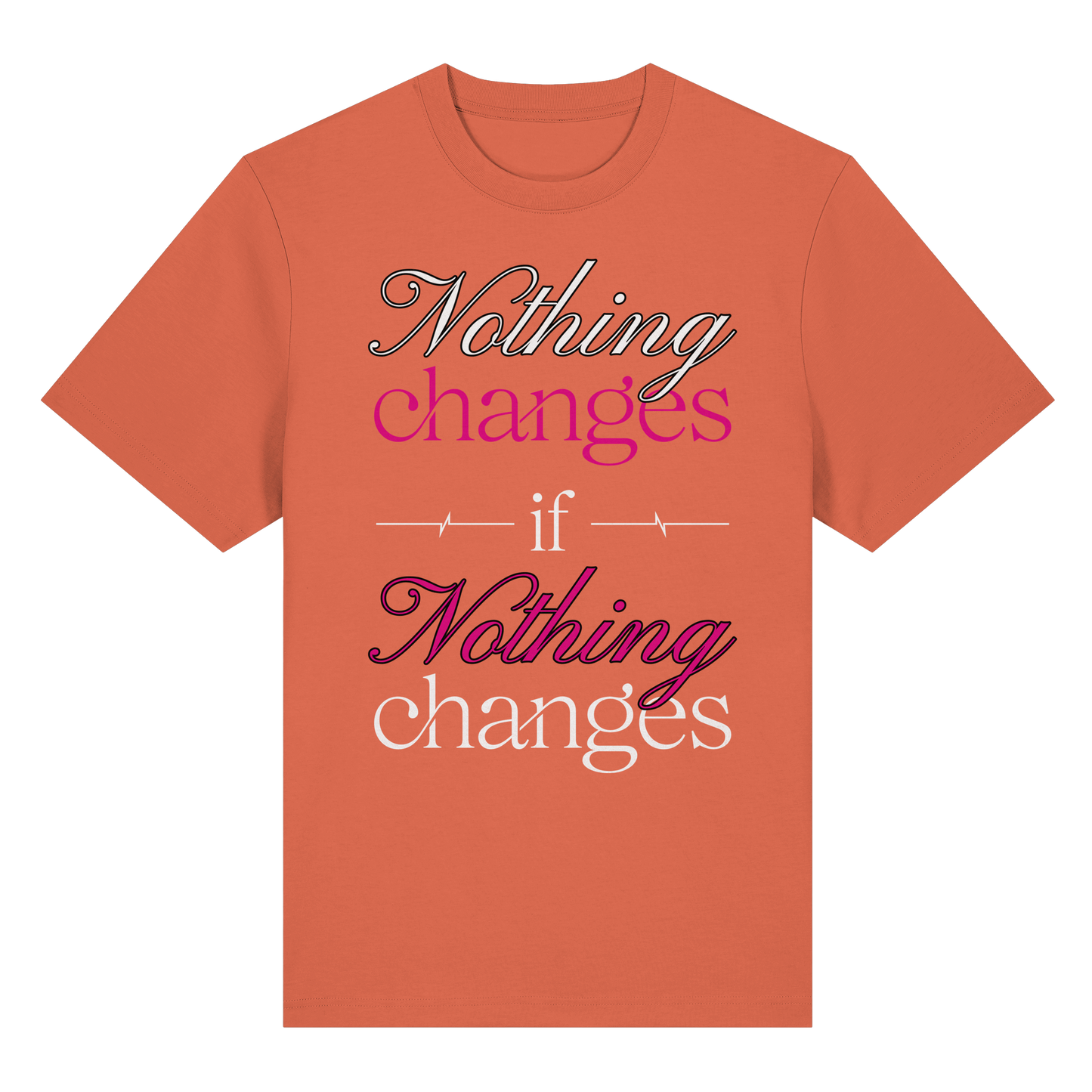 Unterzone Nothing Changes If Nothing Changes  - Organic Heavy Shirt