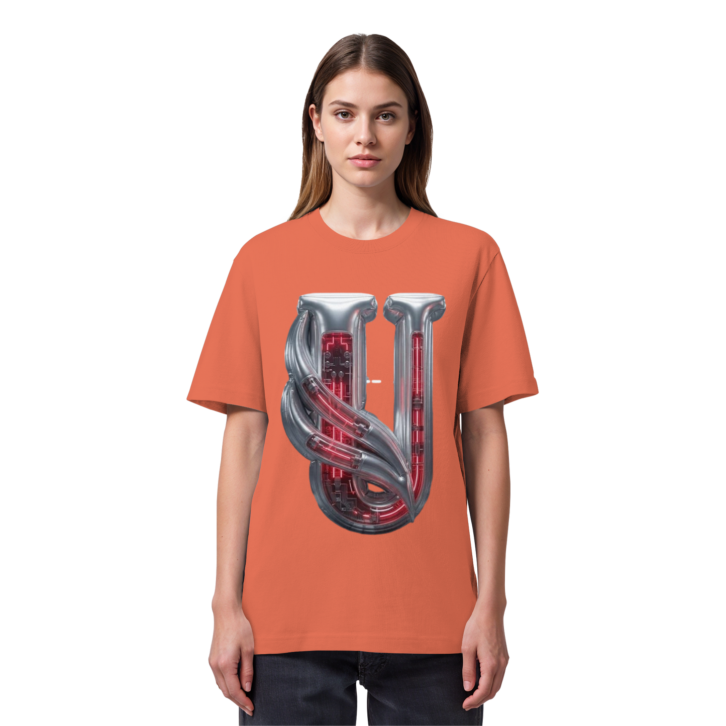 Unterzone Cyborg Logo - Organic Heavy Shirt