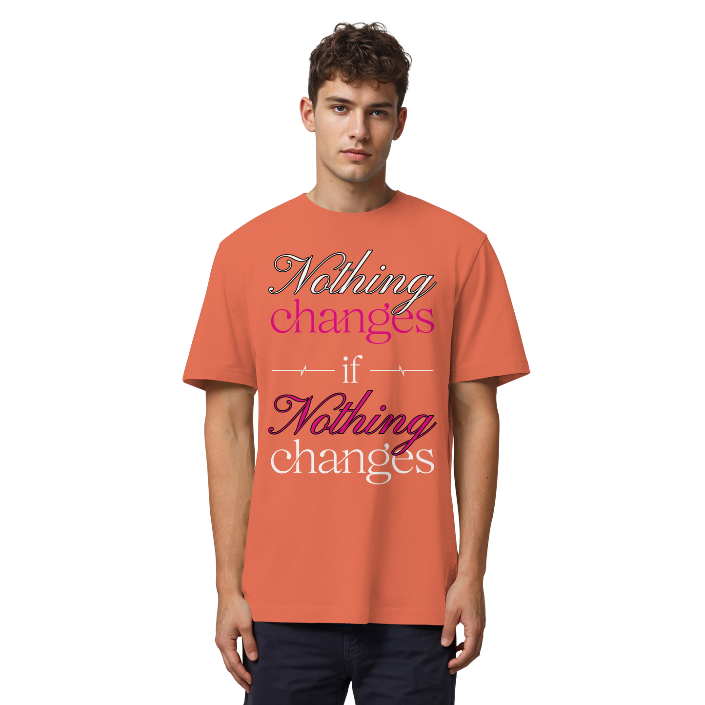 Unterzone Nothing Changes If Nothing Changes  - Organic Heavy Shirt