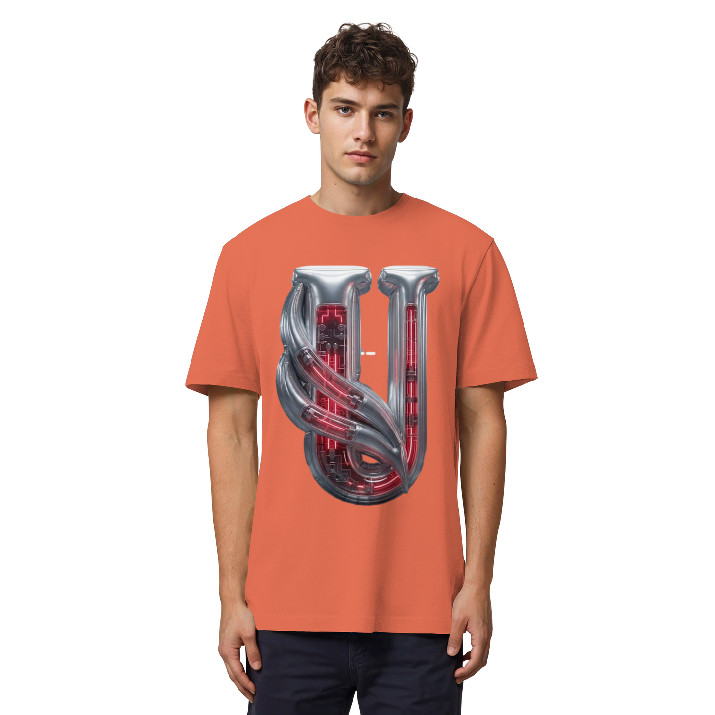 Unterzone Cyborg Logo - Organic Heavy Shirt