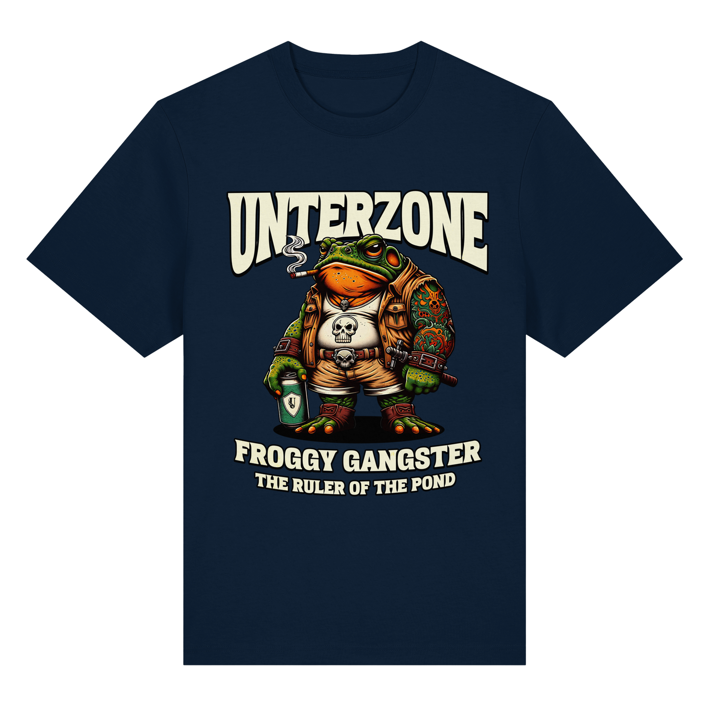 Unterzone Froggy Gangster - Organic Heavy Shirt