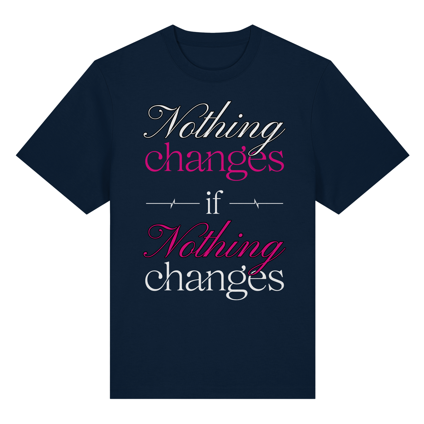 Unterzone Nothing Changes If Nothing Changes  - Organic Heavy Shirt