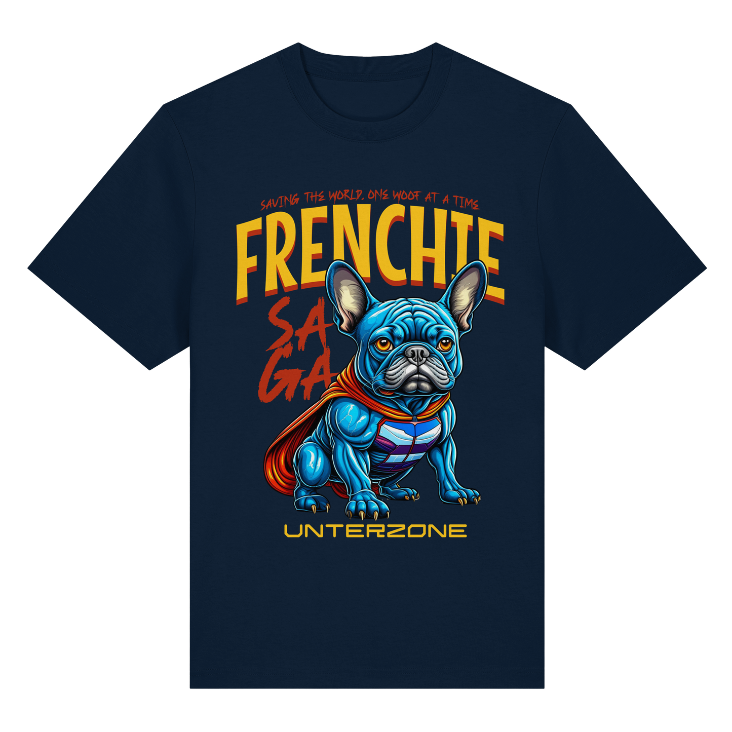 Unterzone Super French Bulldog - Organic Heavy Shirt