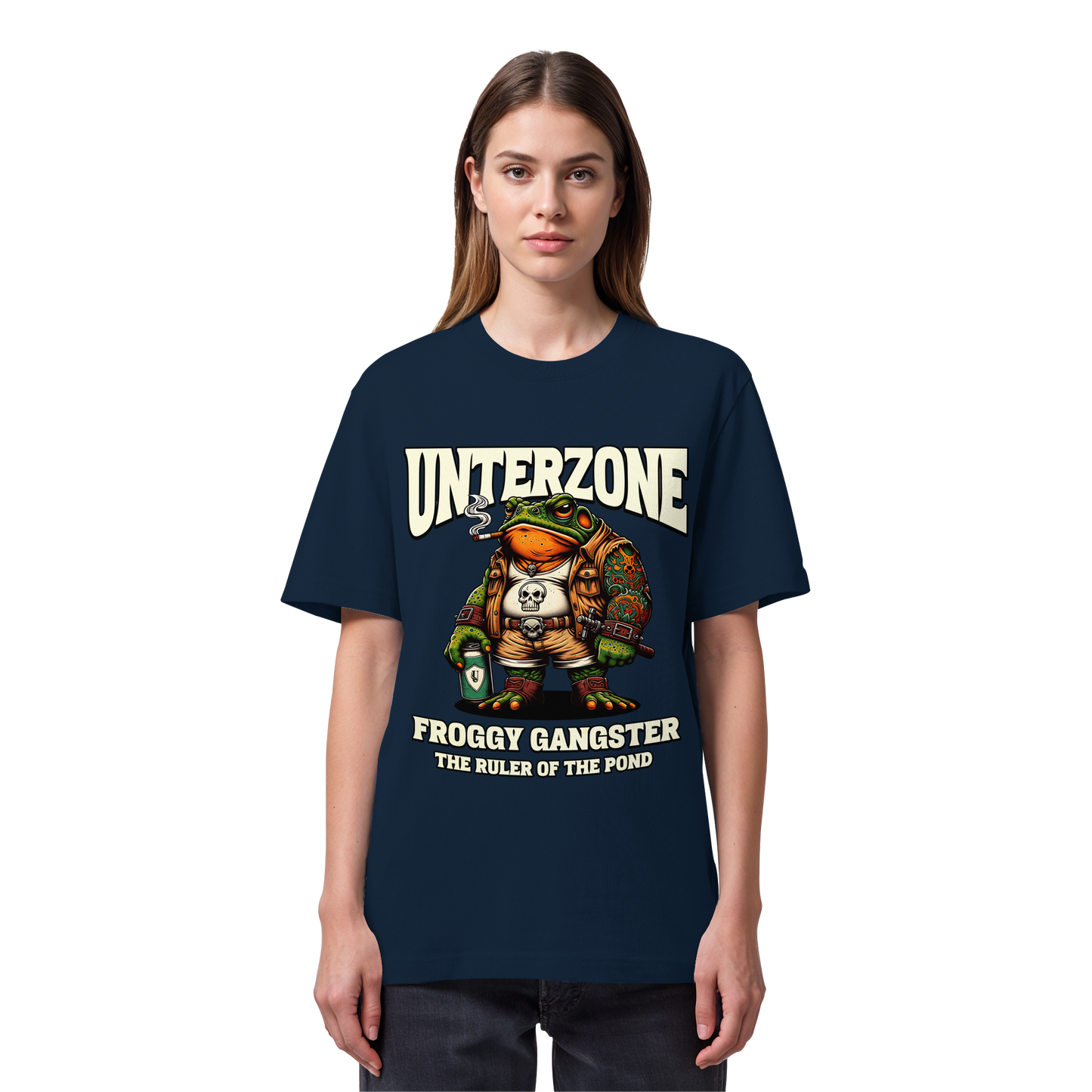 Unterzone Froggy Gangster - Organic Heavy Shirt