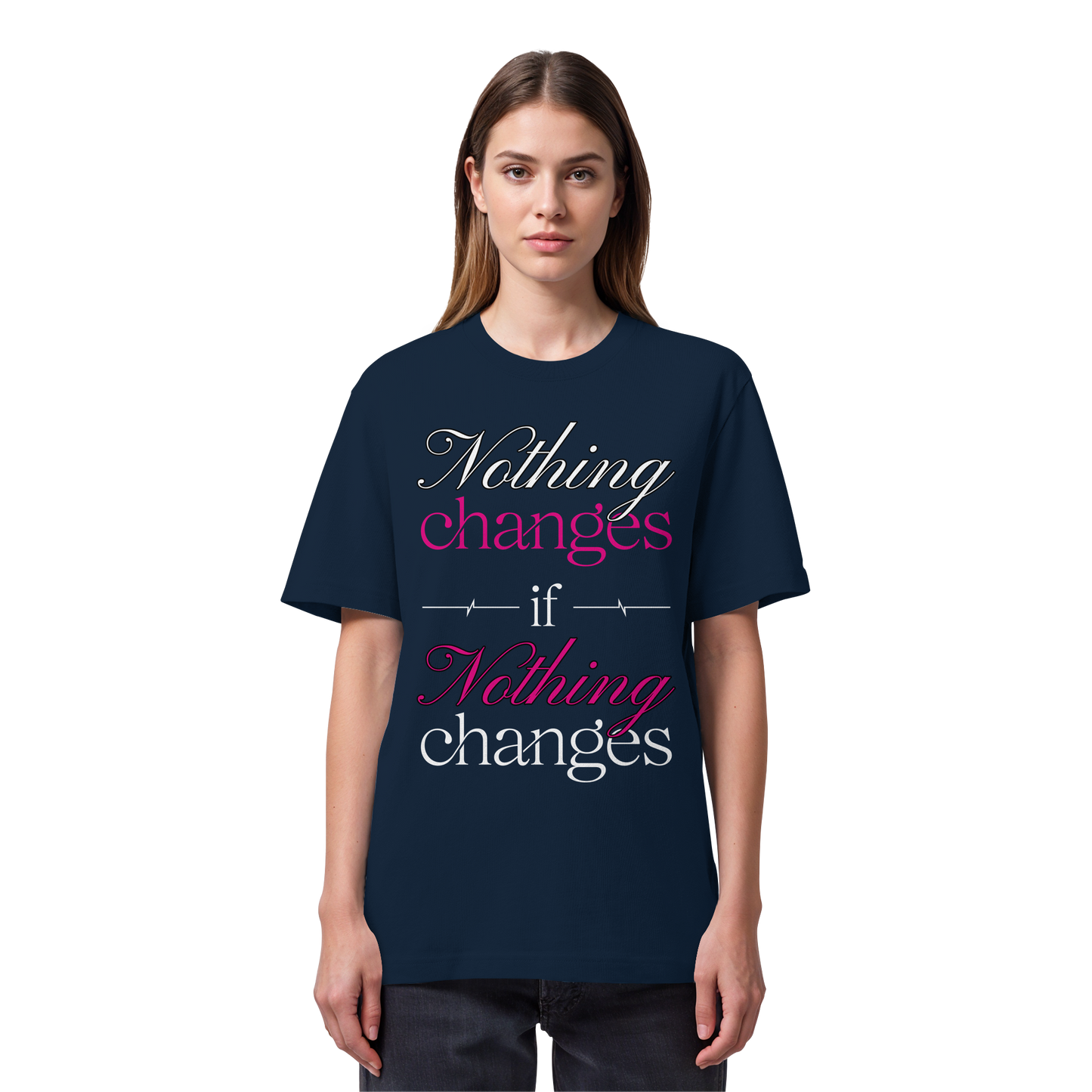 Unterzone Nothing Changes If Nothing Changes  - Organic Heavy Shirt