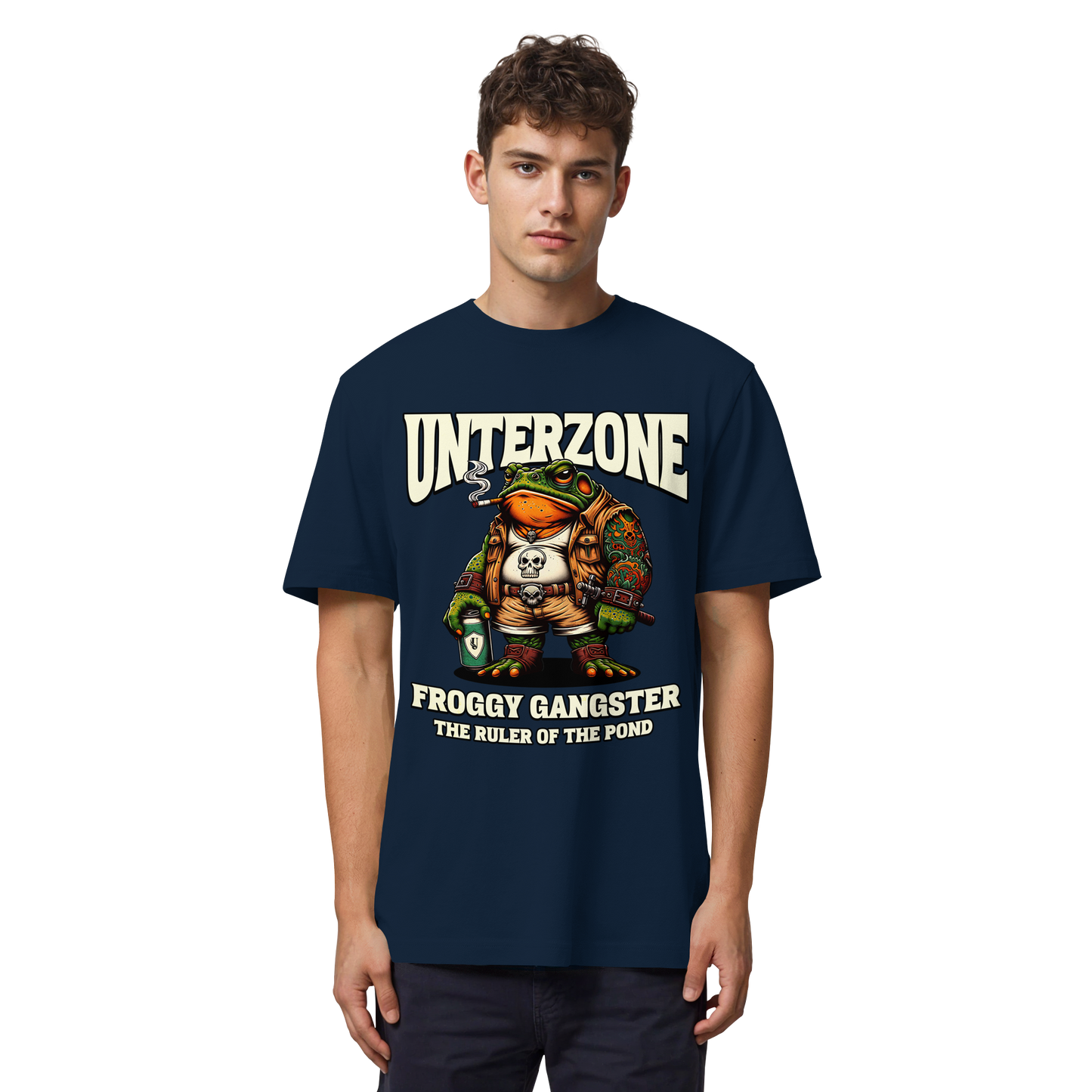 Unterzone Froggy Gangster - Organic Heavy Shirt