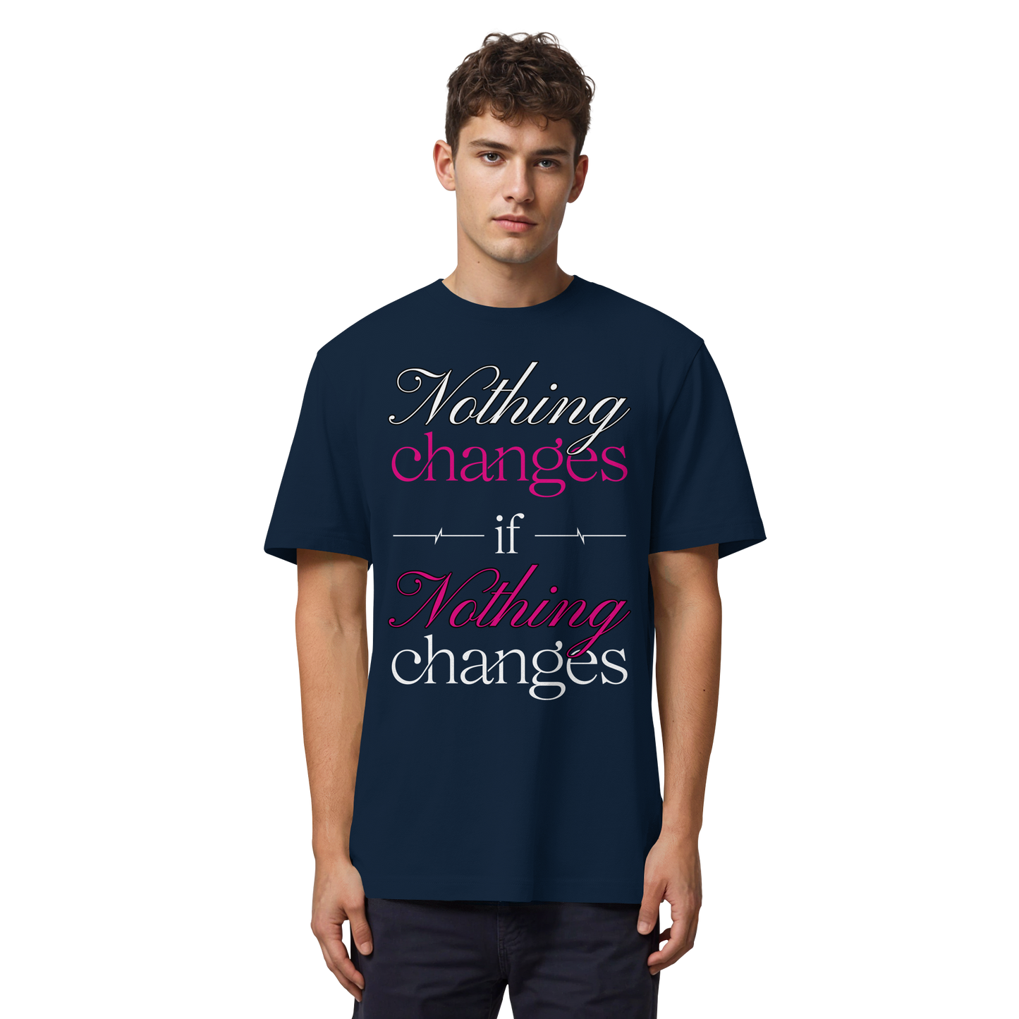 Unterzone Nothing Changes If Nothing Changes  - Organic Heavy Shirt