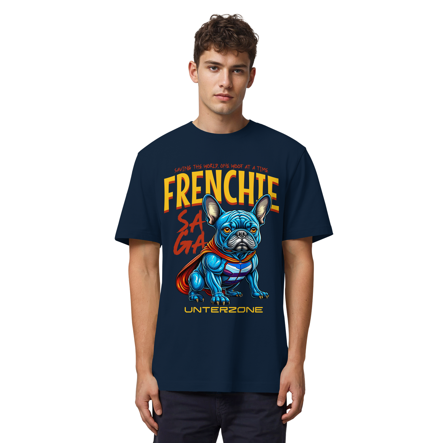 Unterzone Super French Bulldog - Organic Heavy Shirt