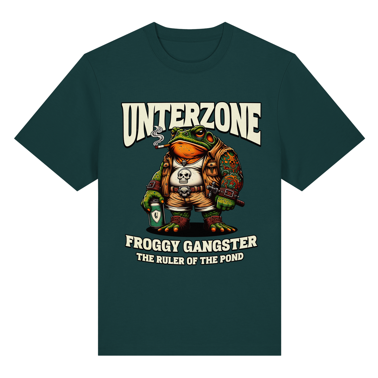 Unterzone Froggy Gangster - Organic Heavy Shirt