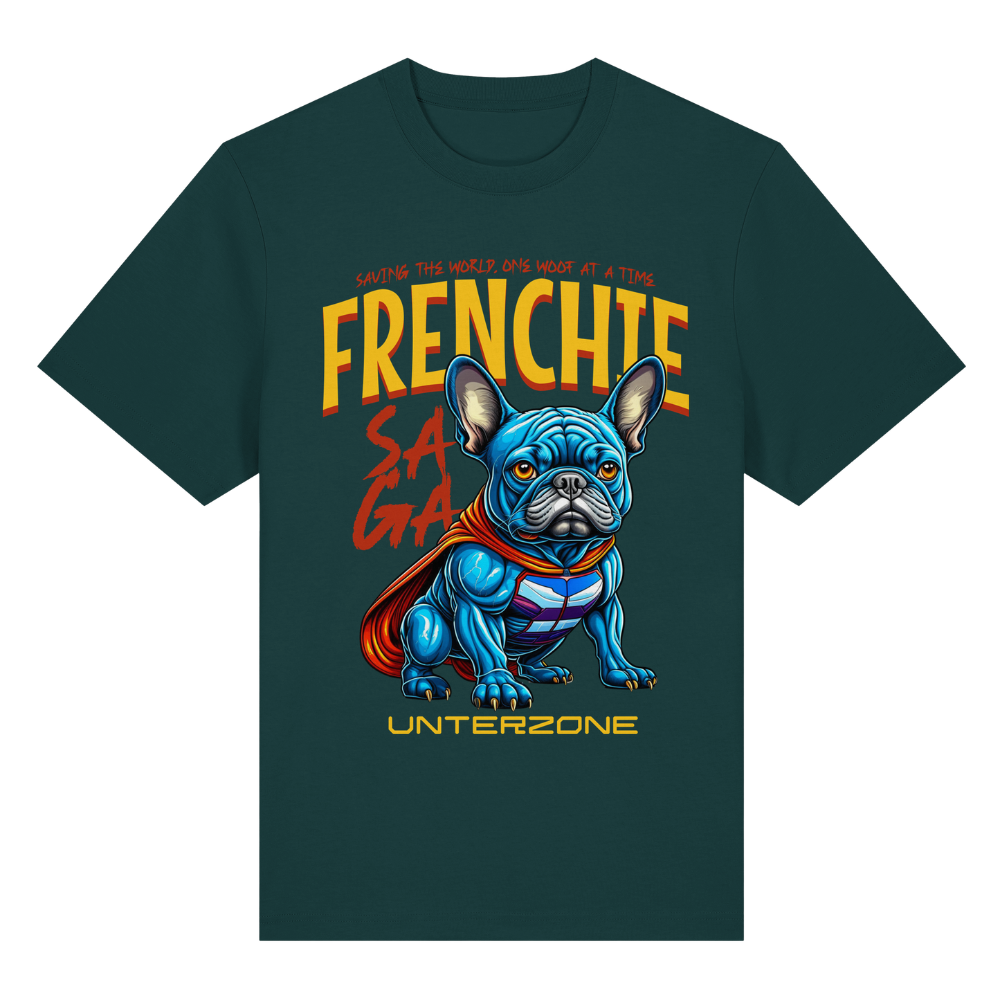 Unterzone Super French Bulldog - Organic Heavy Shirt