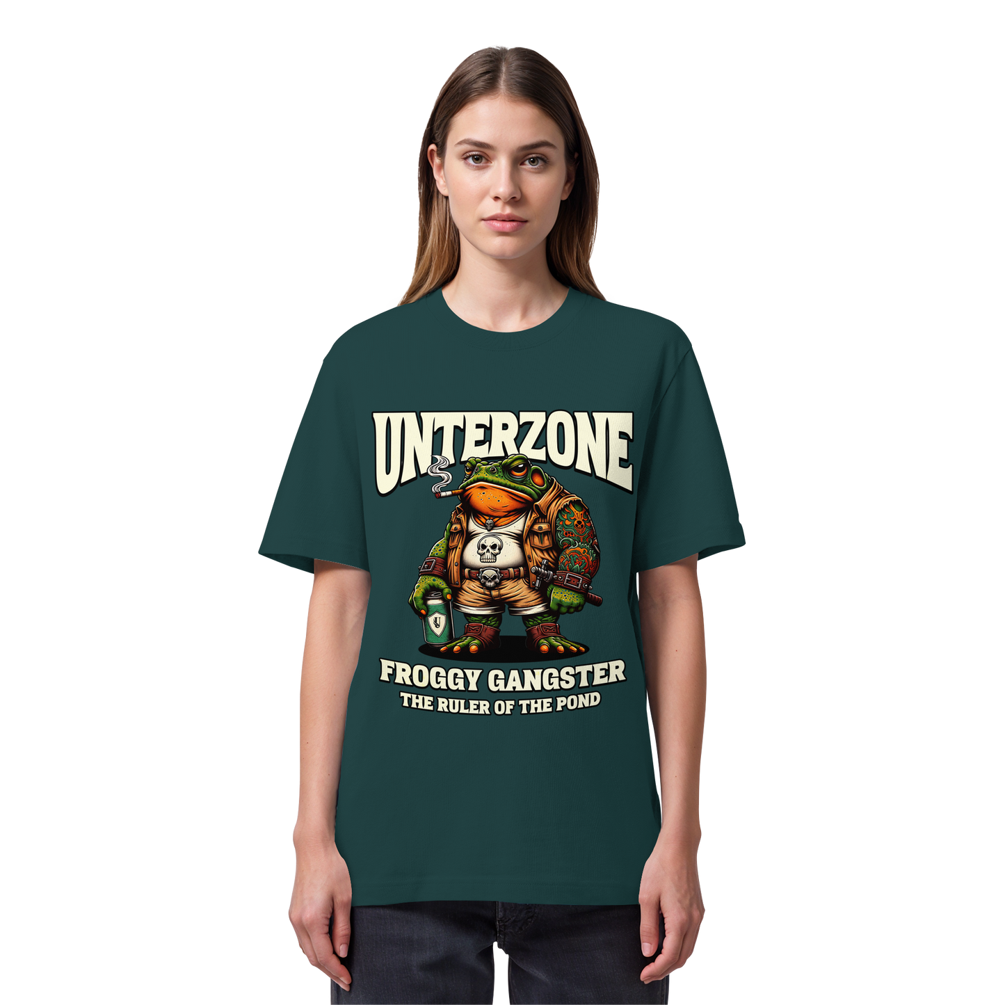 Unterzone Froggy Gangster - Organic Heavy Shirt