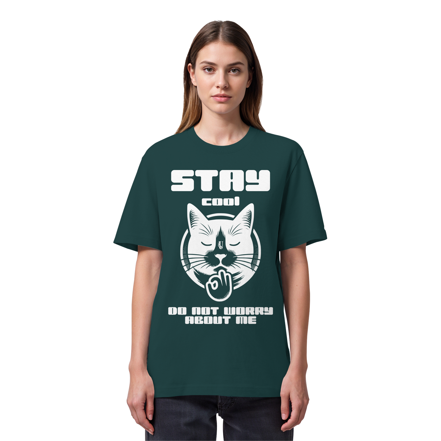 Unterzone Stay Cool Cat - Organic Heavy Shirt