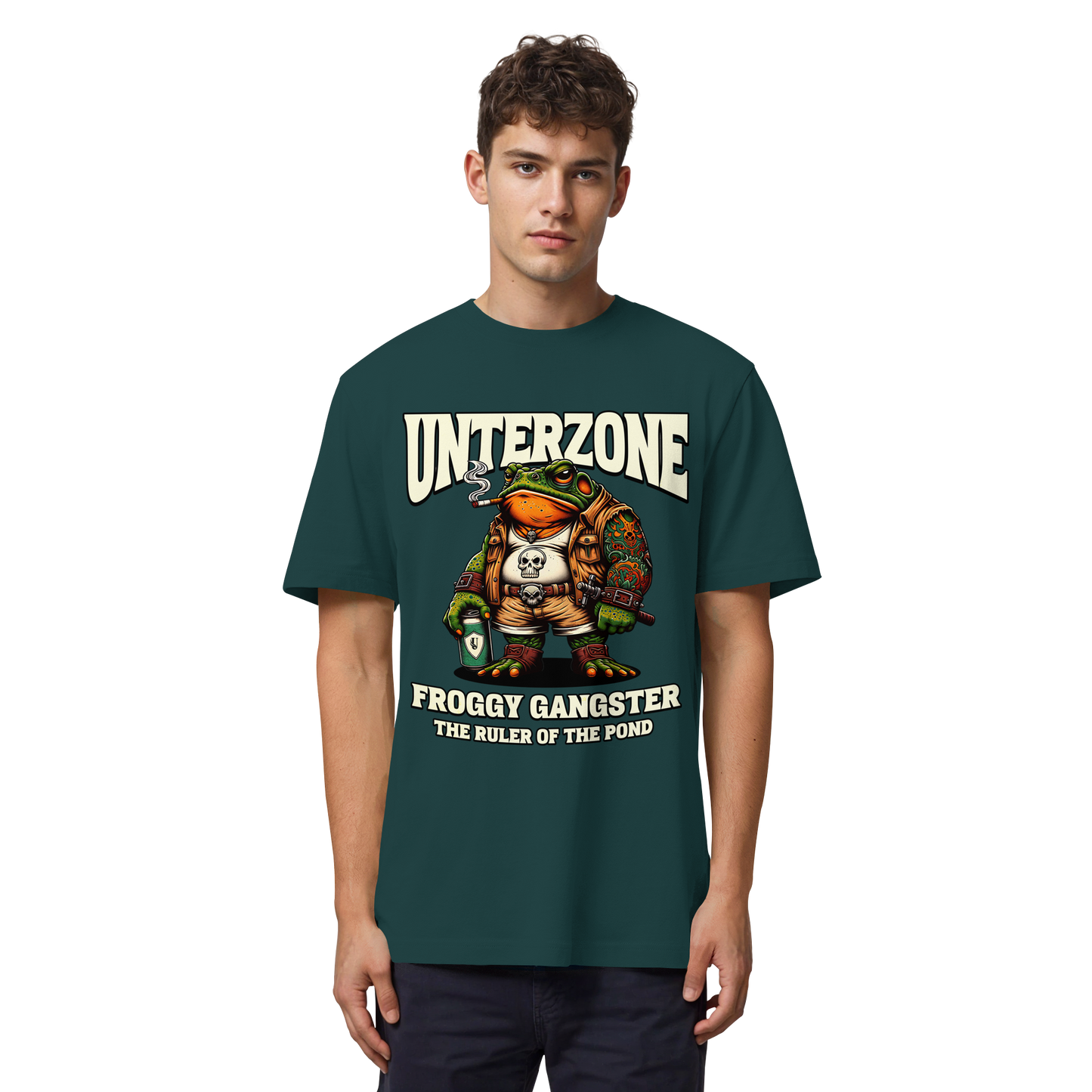 Unterzone Froggy Gangster - Organic Heavy Shirt