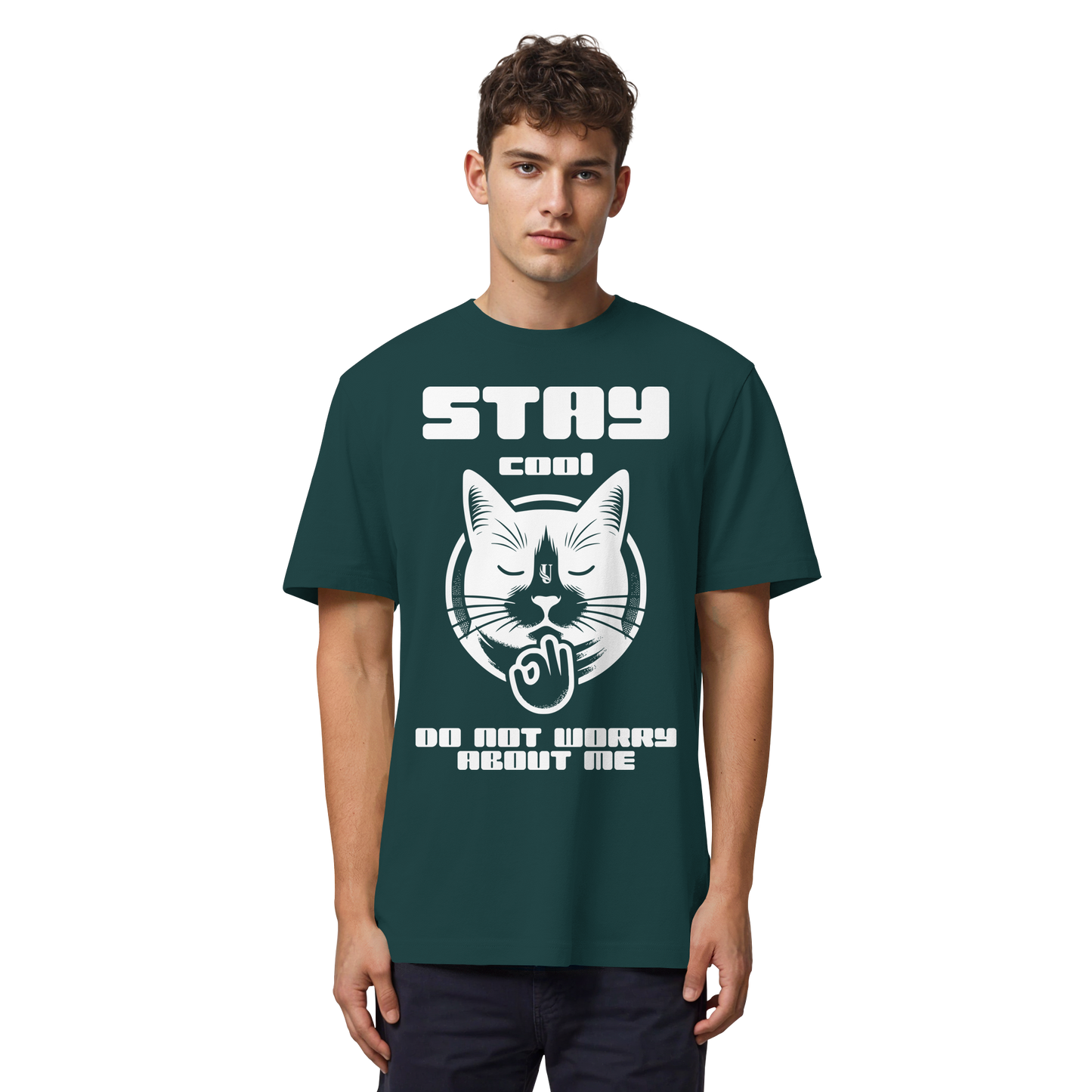 Unterzone Stay Cool Cat - Organic Heavy Shirt