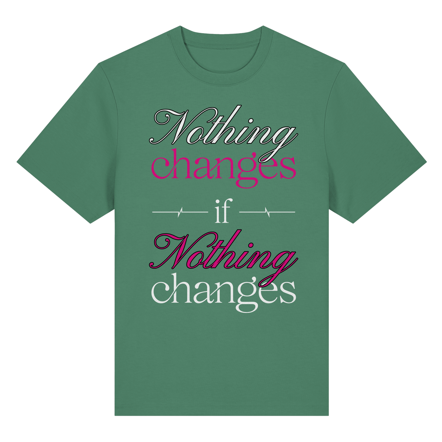 Unterzone Nothing Changes If Nothing Changes  - Organic Heavy Shirt